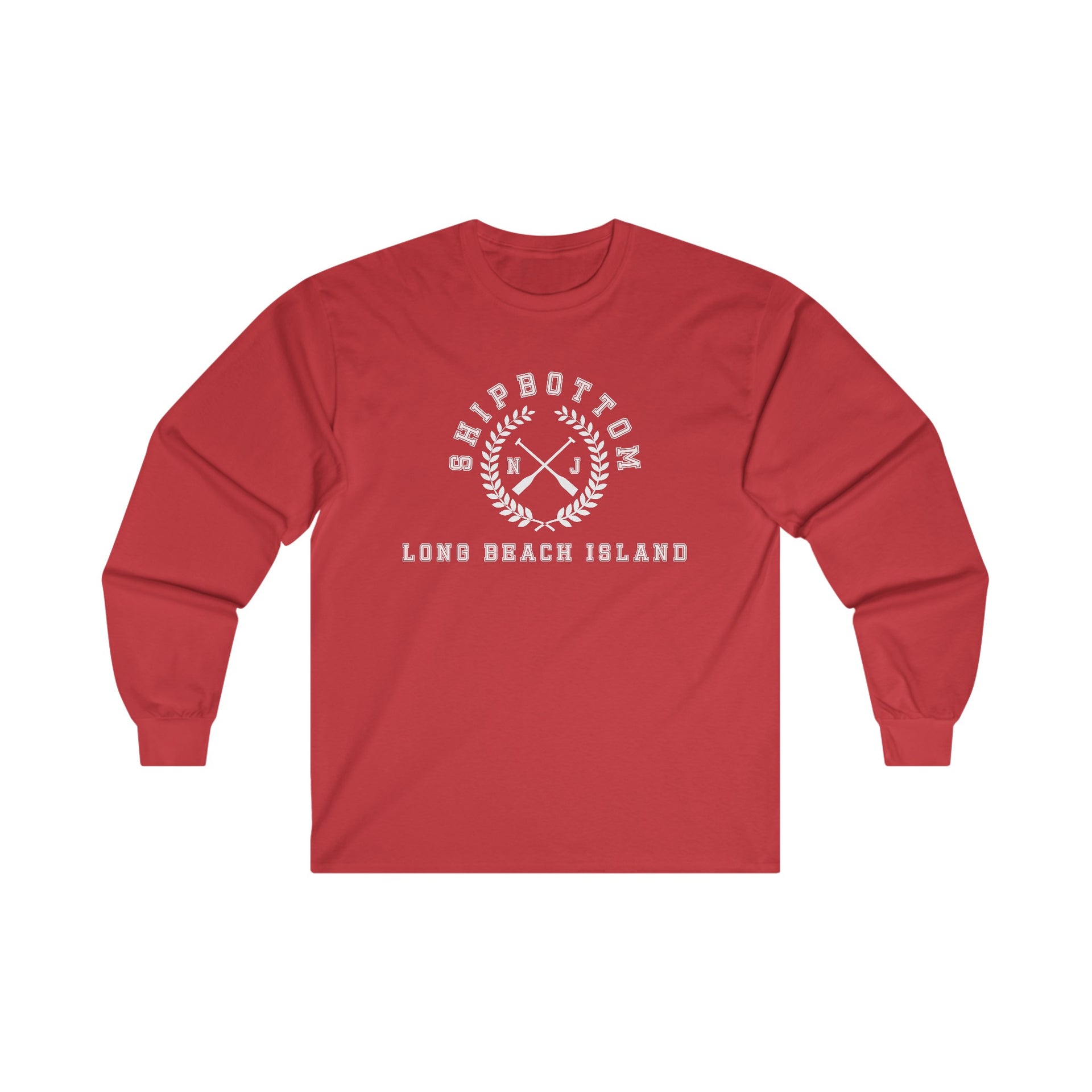 Shipbottom Long Beach Island Ultra Cotton Long Sleeve Tee