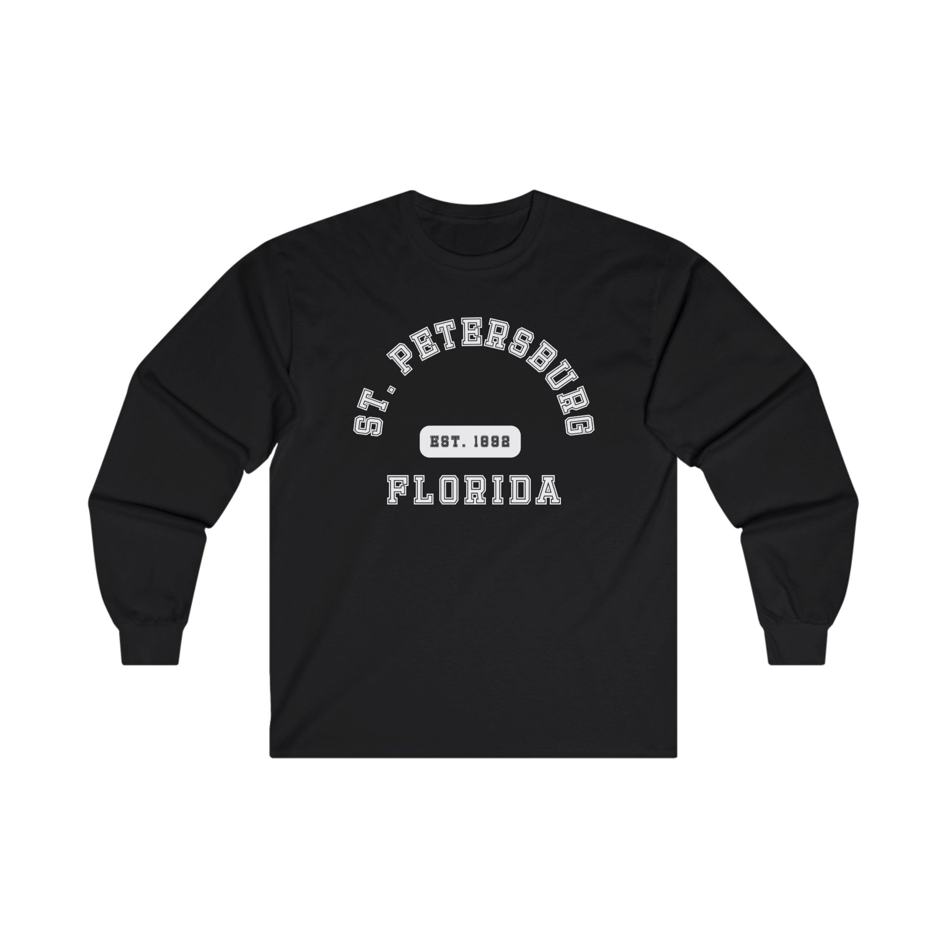 St. Petersburg Florida Established Ultra Cotton Long Sleeve Tee