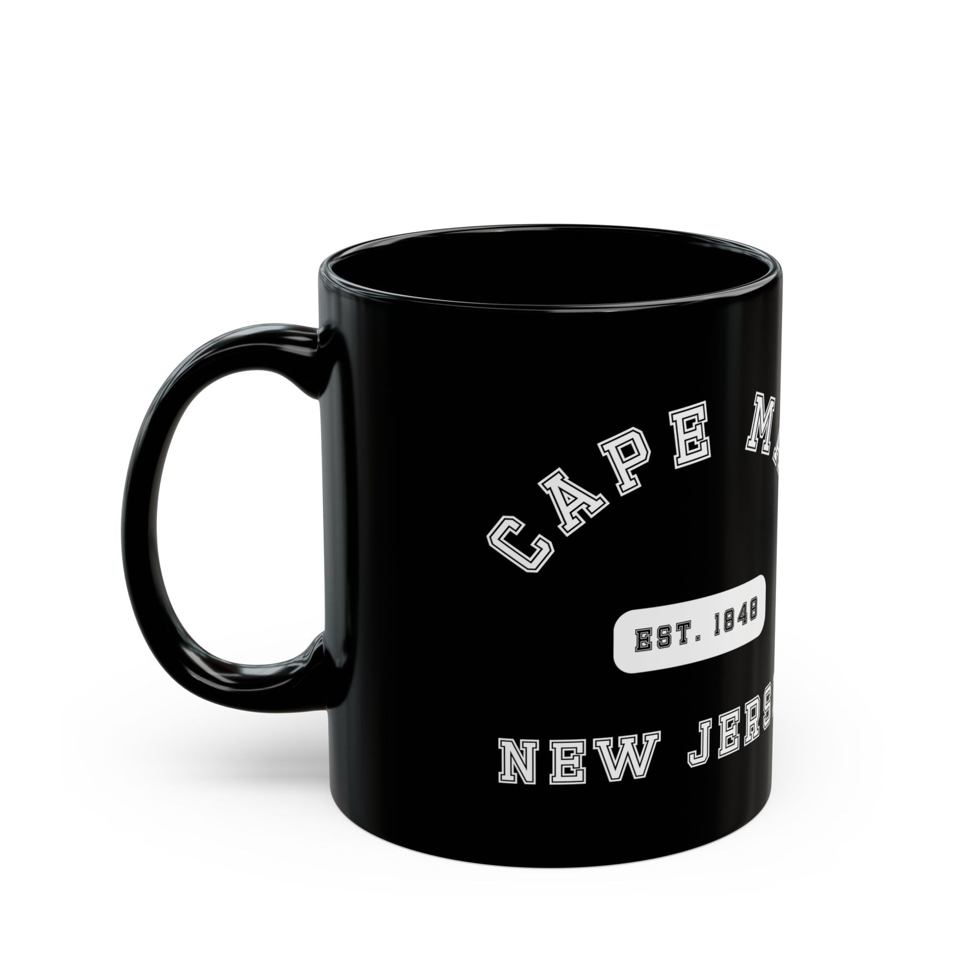 Cape May NJ Black Mug