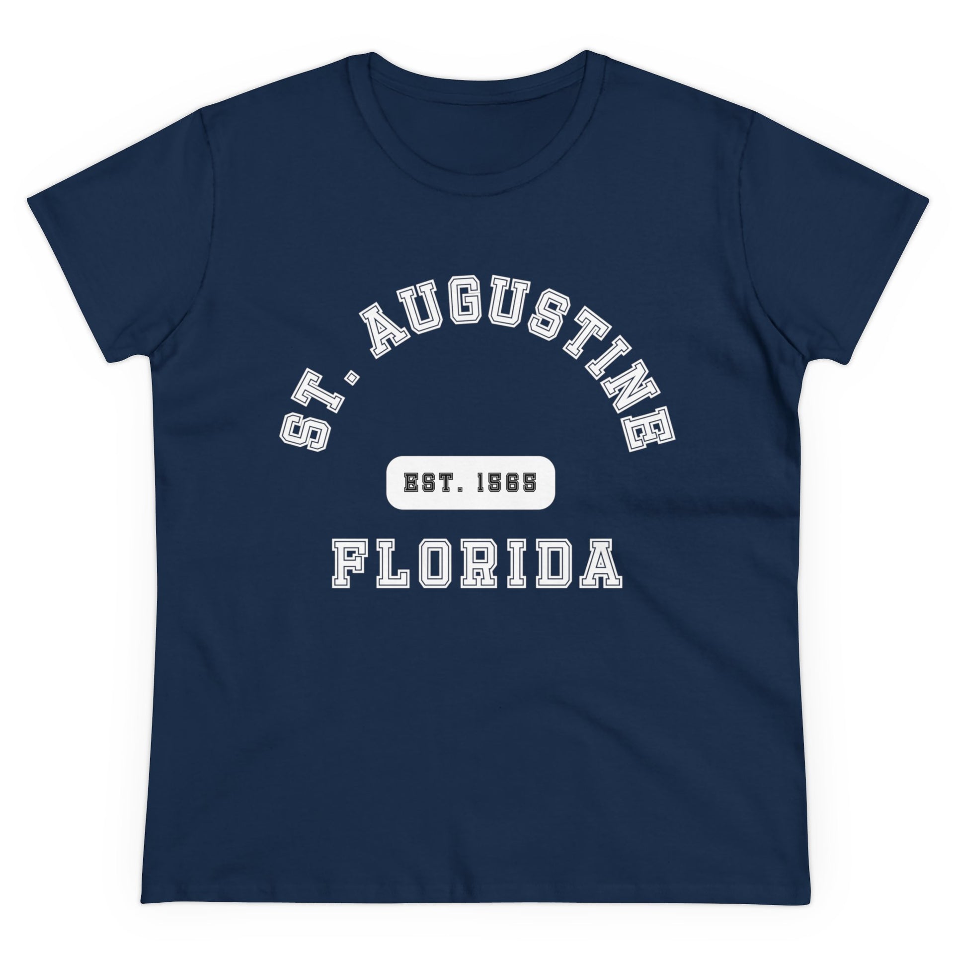 St. Augustine Florida Established Women's Midweight Cotton Tee