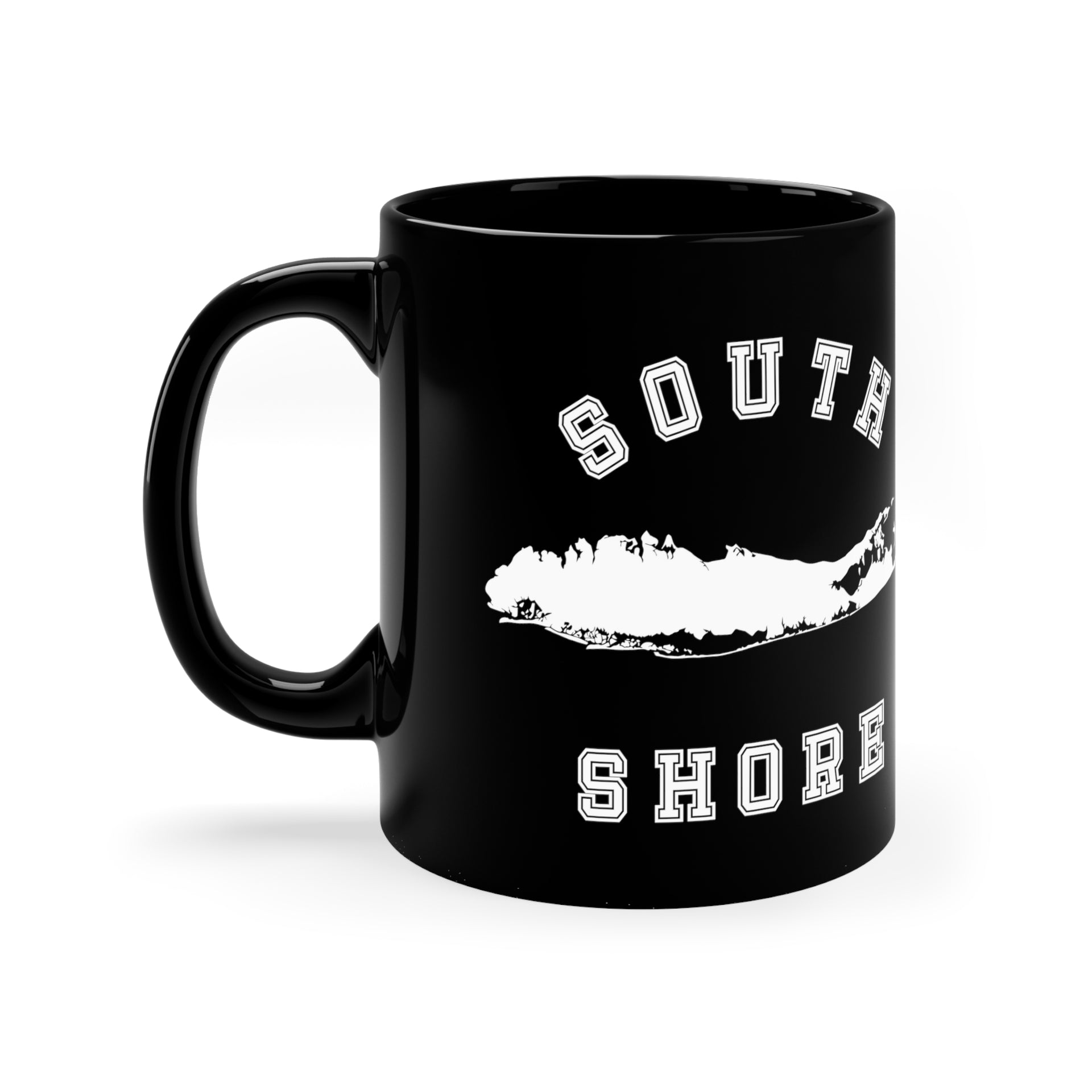 South Shore Long Island 11oz Black Mug