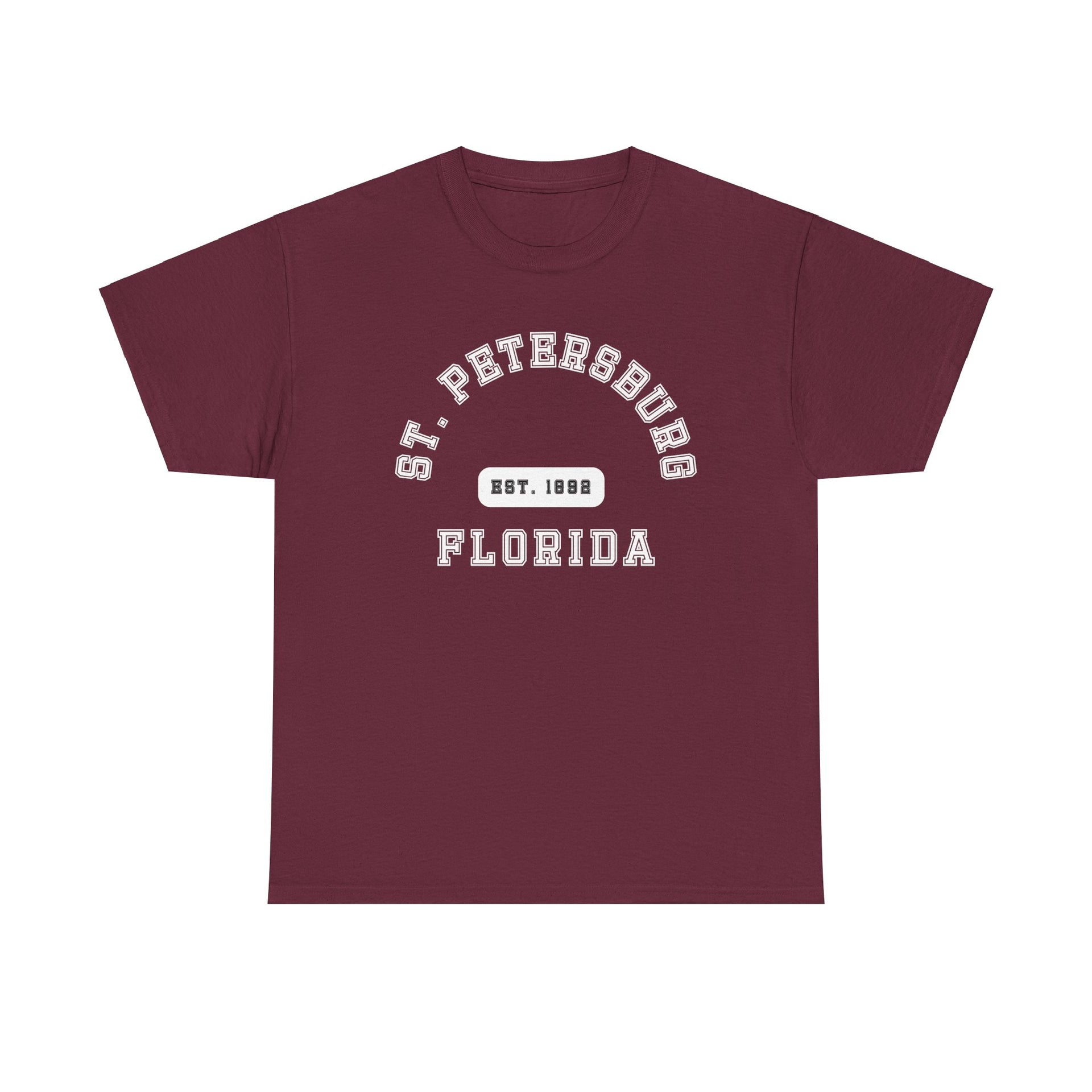 St. Petersburg Florida Established Unisex Cotton Tee