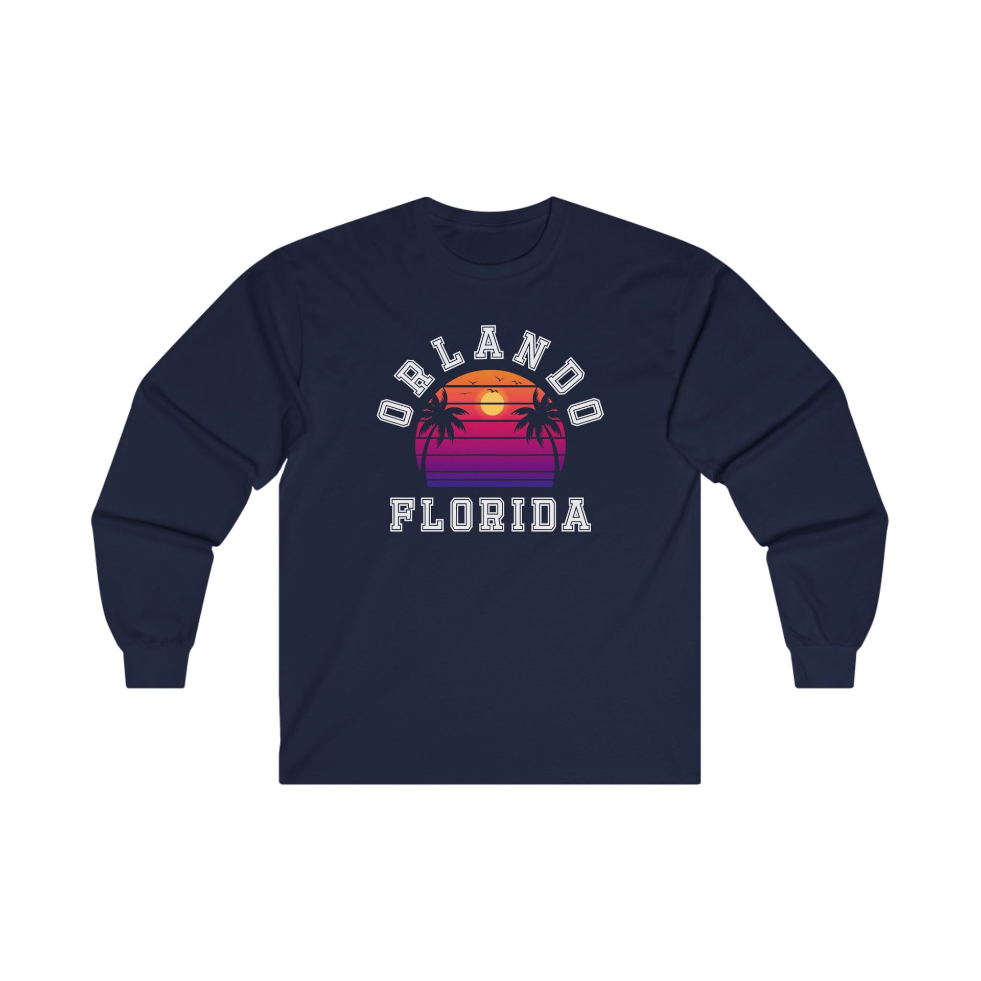 Orlando Florida Palms Ultra Cotton Long Sleeve Tee