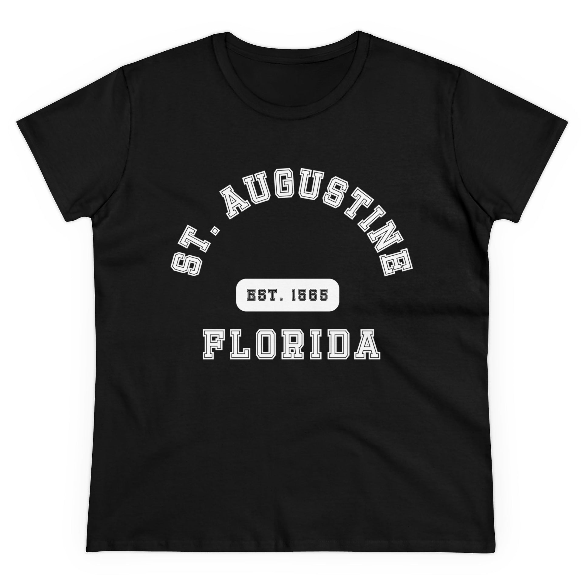 St. Augustine Florida Established Women's Midweight Cotton Tee