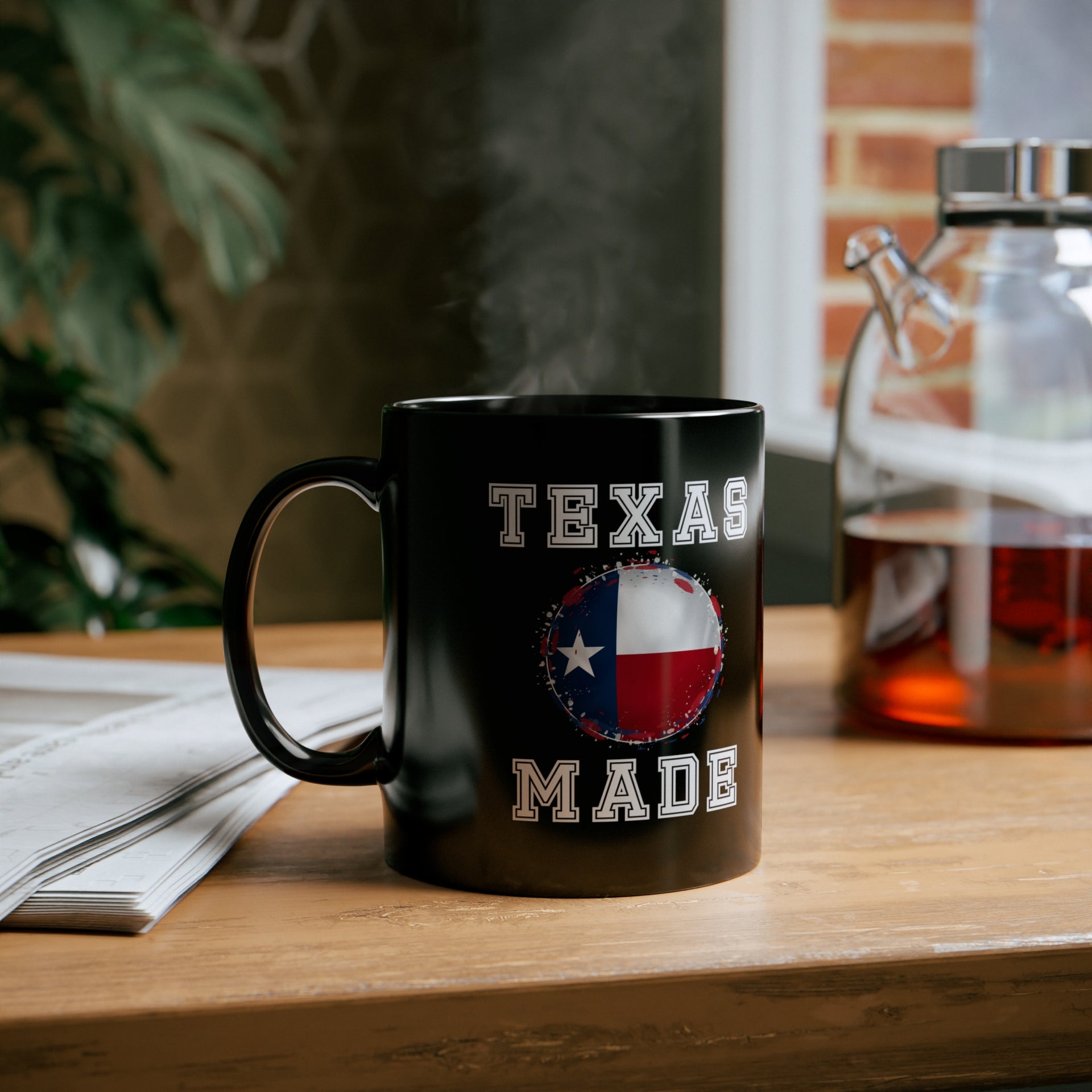 Texas Made 11oz Black Mug