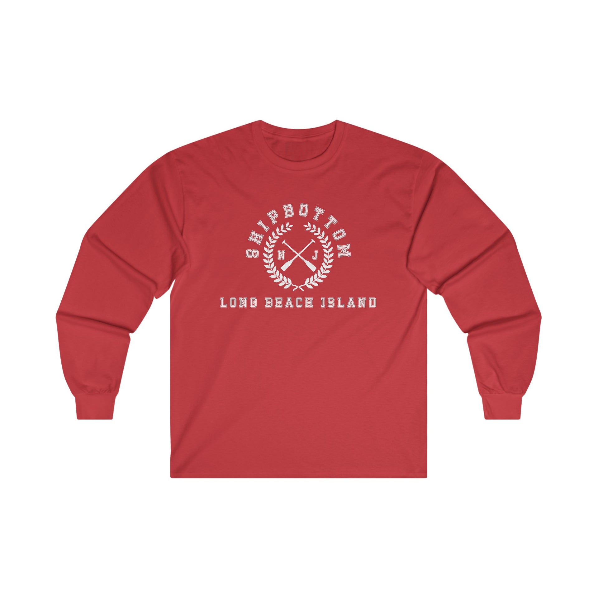 Shipbottom Long Beach Island Ultra Cotton Long Sleeve Tee