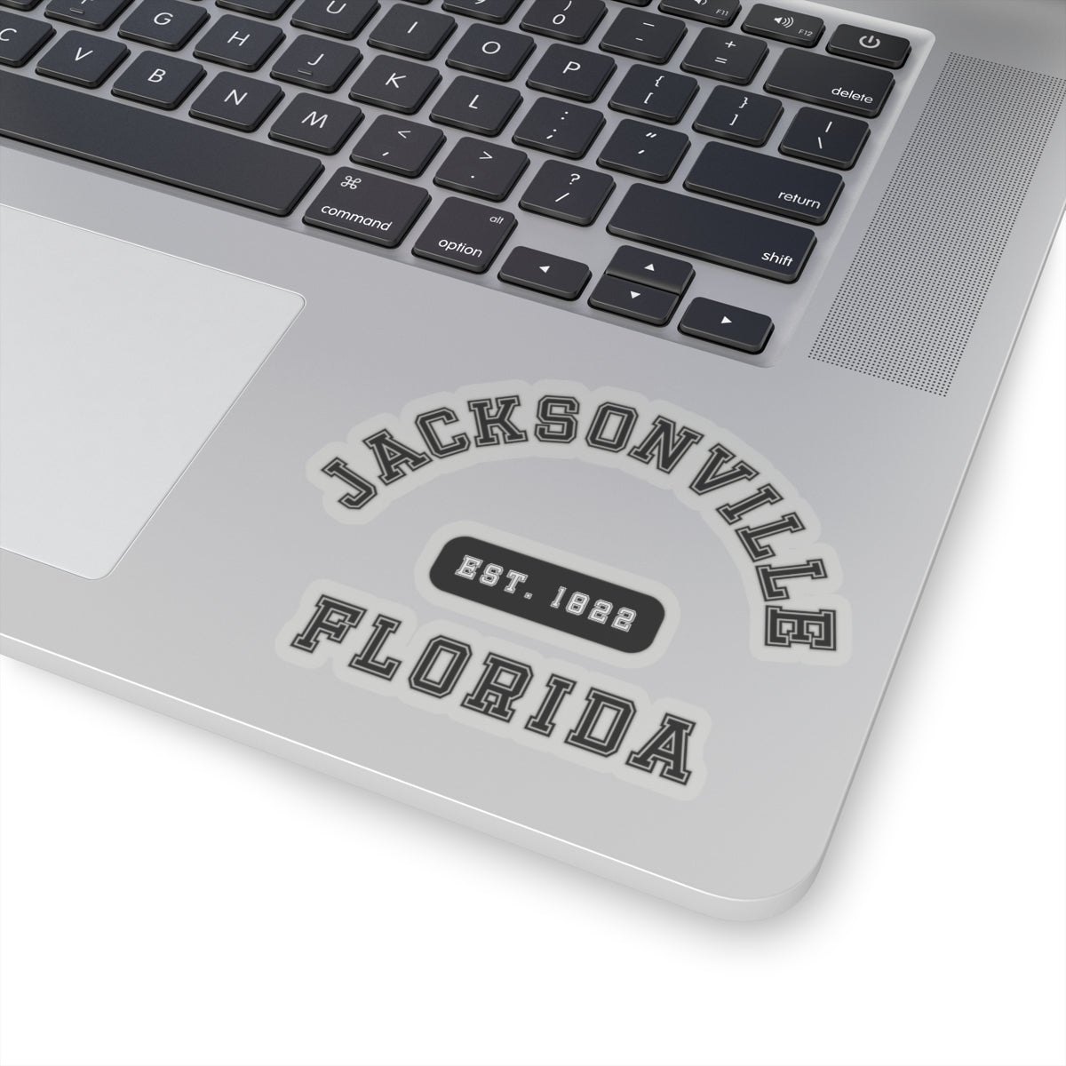 Jacksonville Florida Established Kiss-Cut Stickers