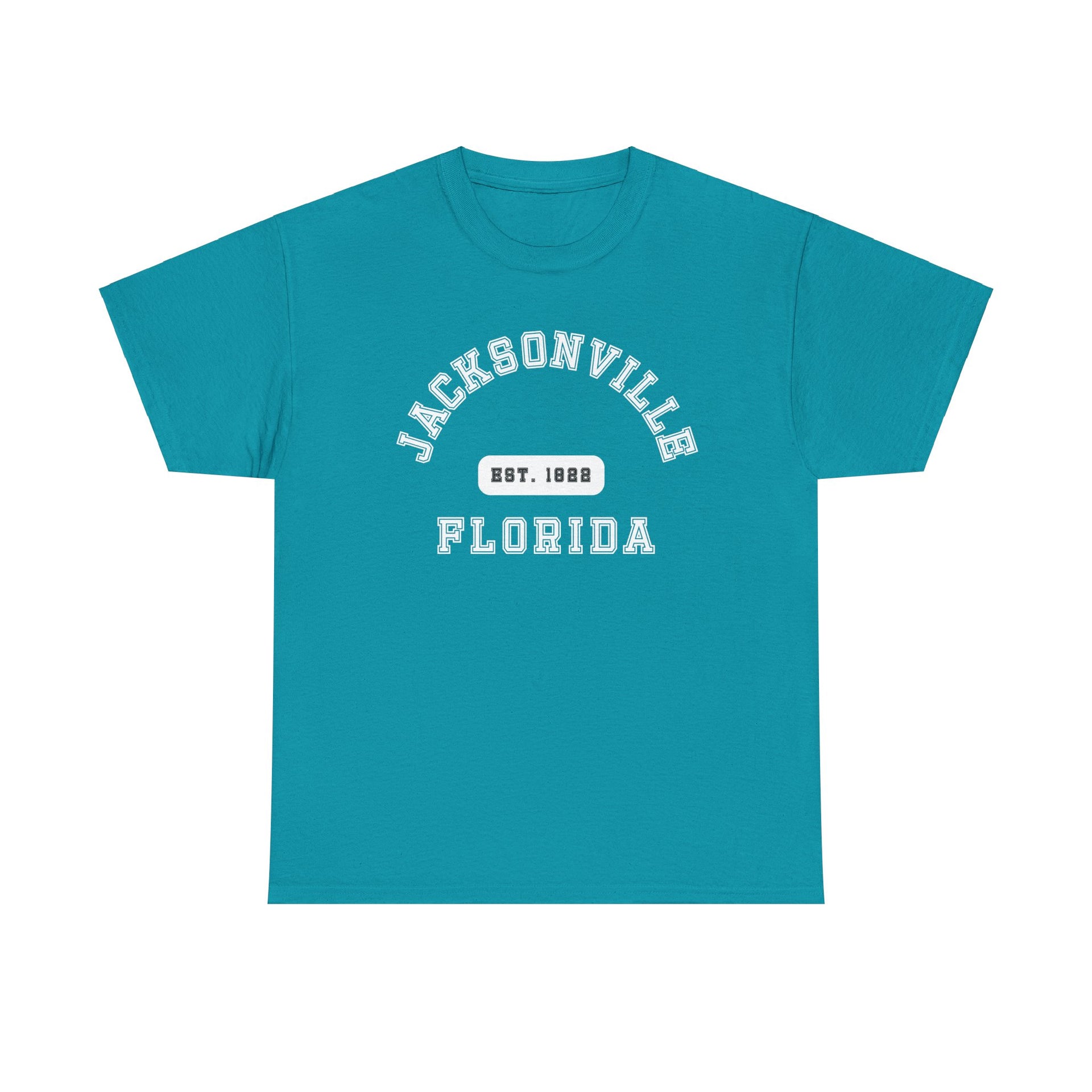 Jacksonville Florida Established Unisex Cotton Tee