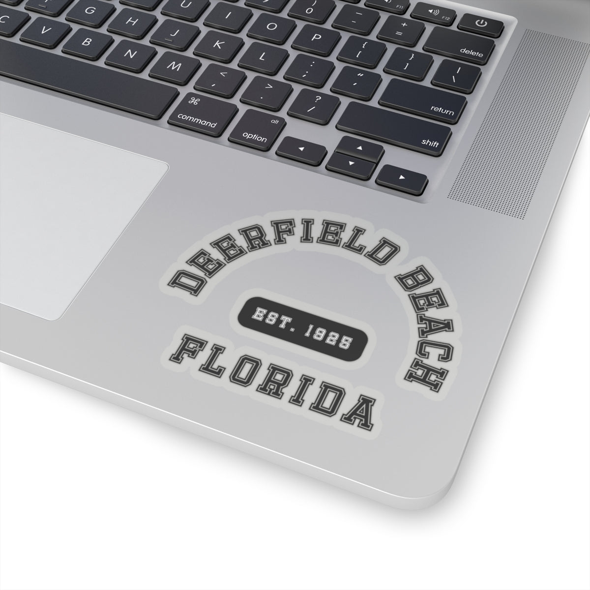 Deerfield Beach Florida Established Kiss-Cut Stickers