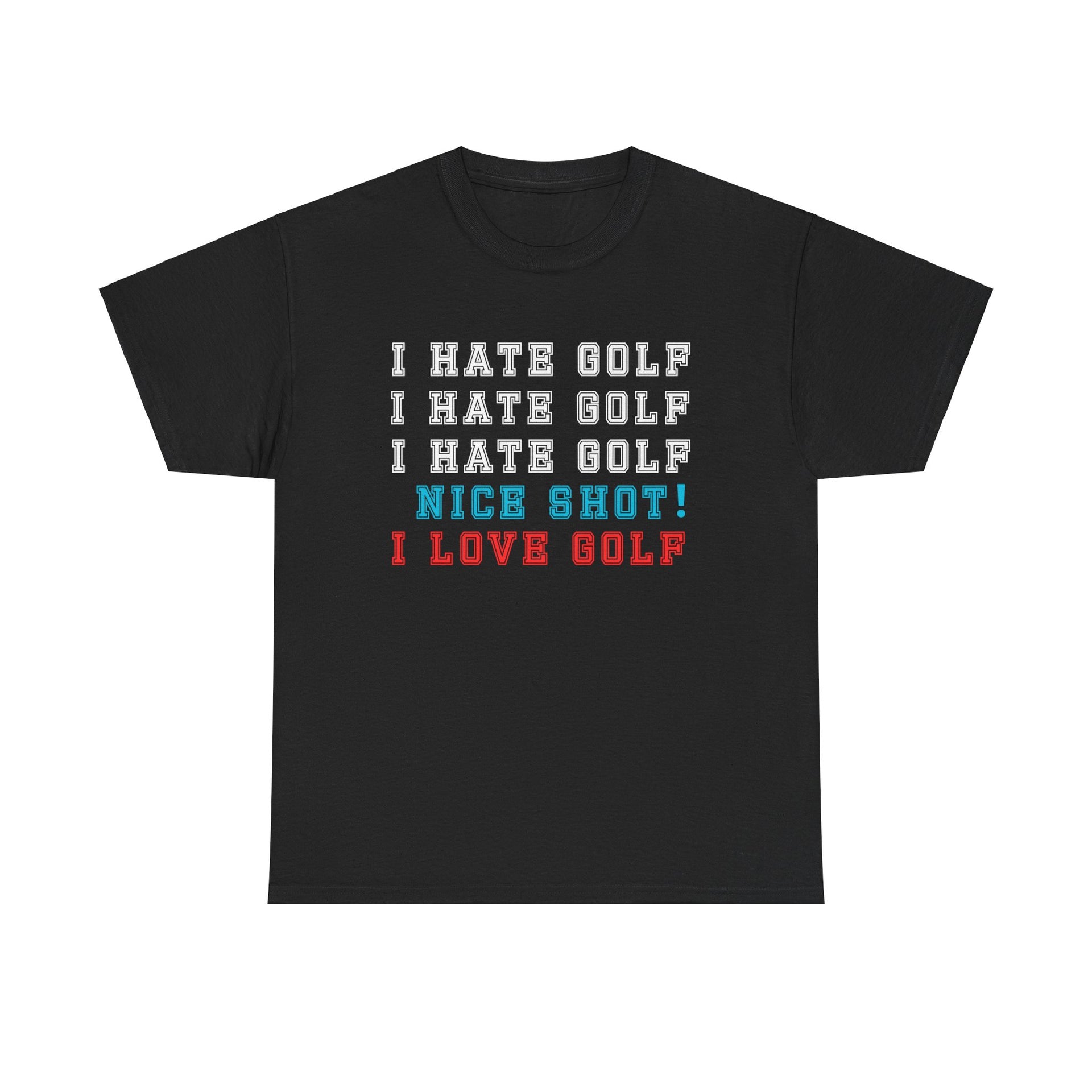 I Love Golf Unisex Cotton Tee