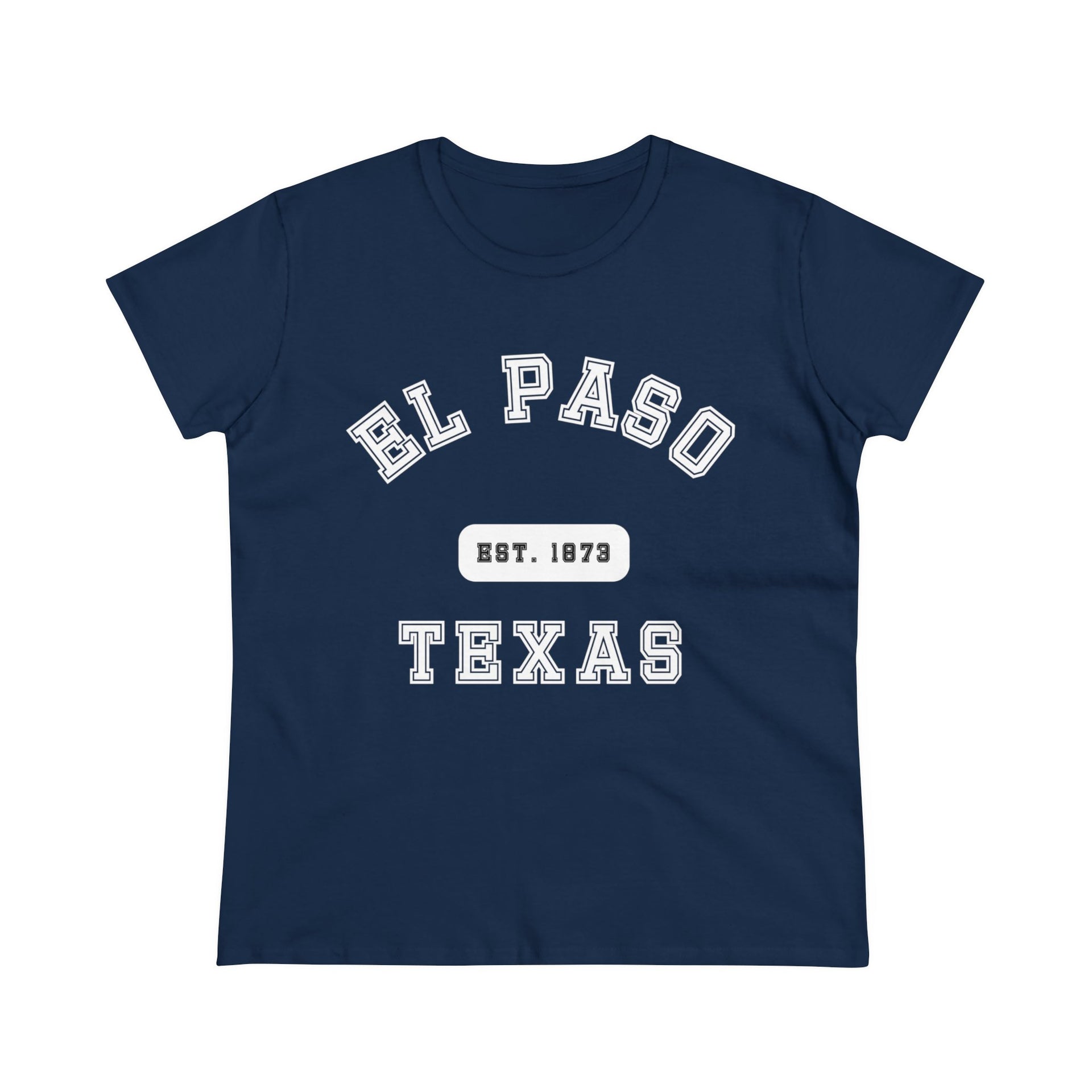 El Paso Texas Women's Midweight Cotton Tee