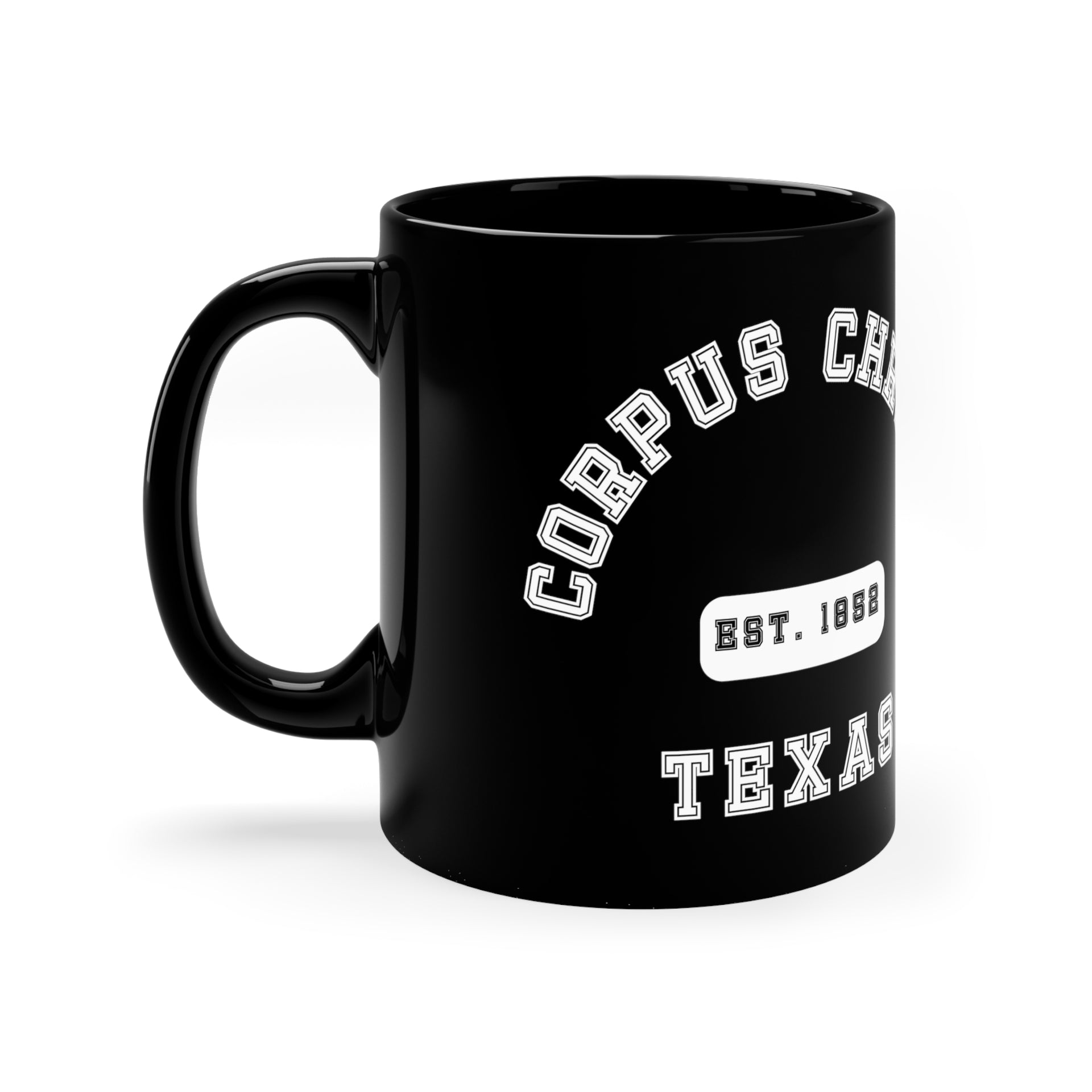 Corpus Christi Texas 11oz Black Mug