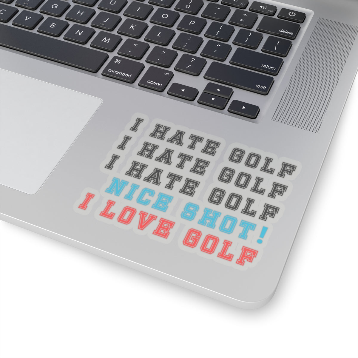 I Love Golf Kiss-Cut Stickers