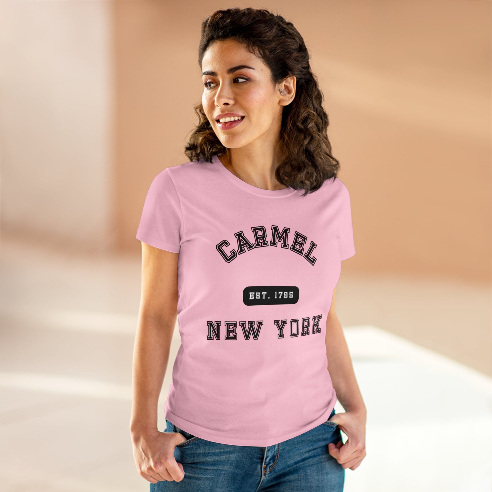 Carmel NY Women's Midweight Cotton Tee