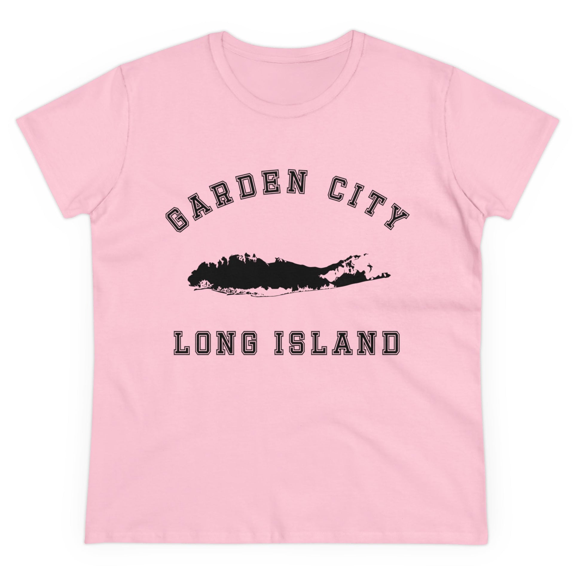 Garden City Long Island Women's Midweight Cotton Tee