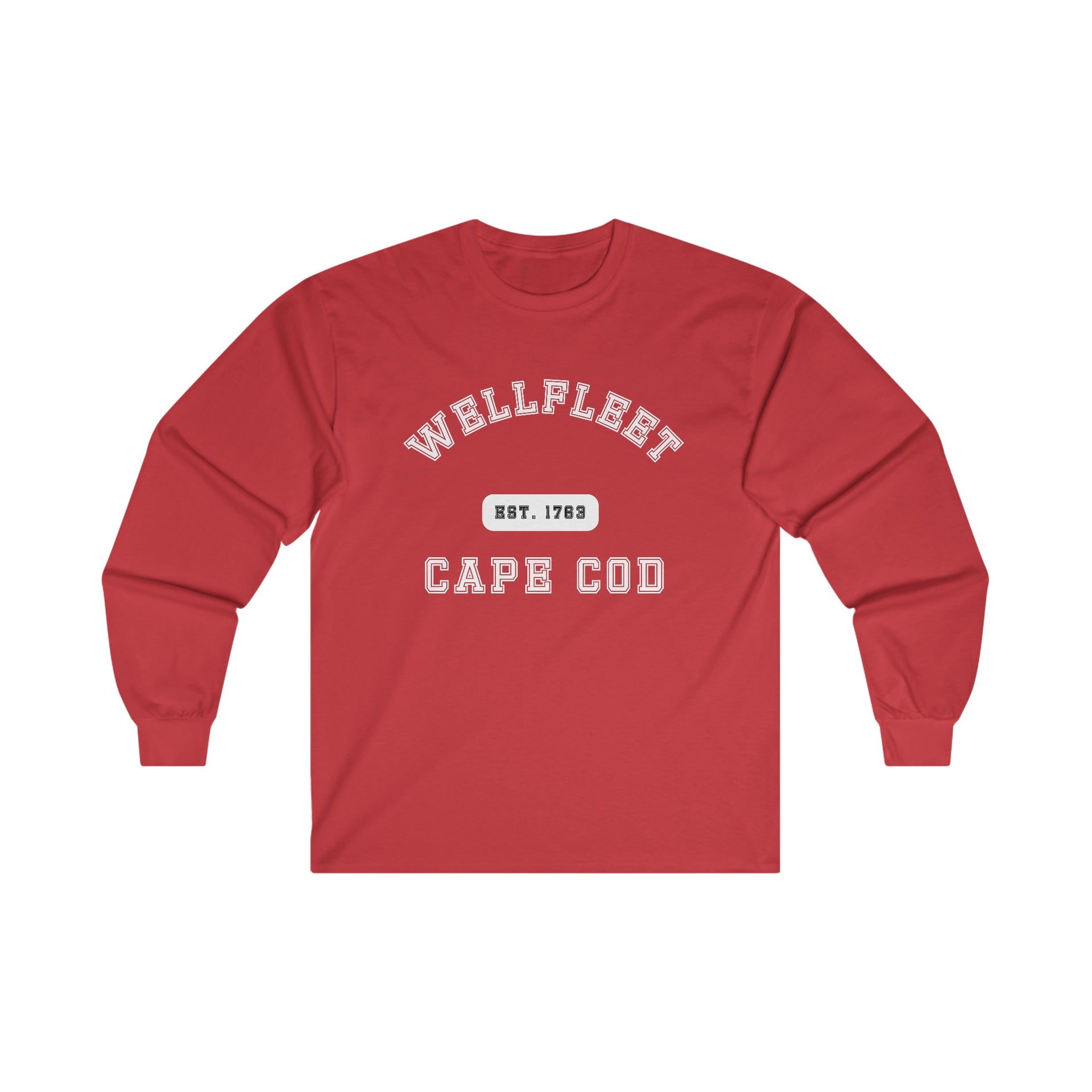 Wellfleet Cape Cod Est. 1763 Ultra Cotton Long Sleeve Tee