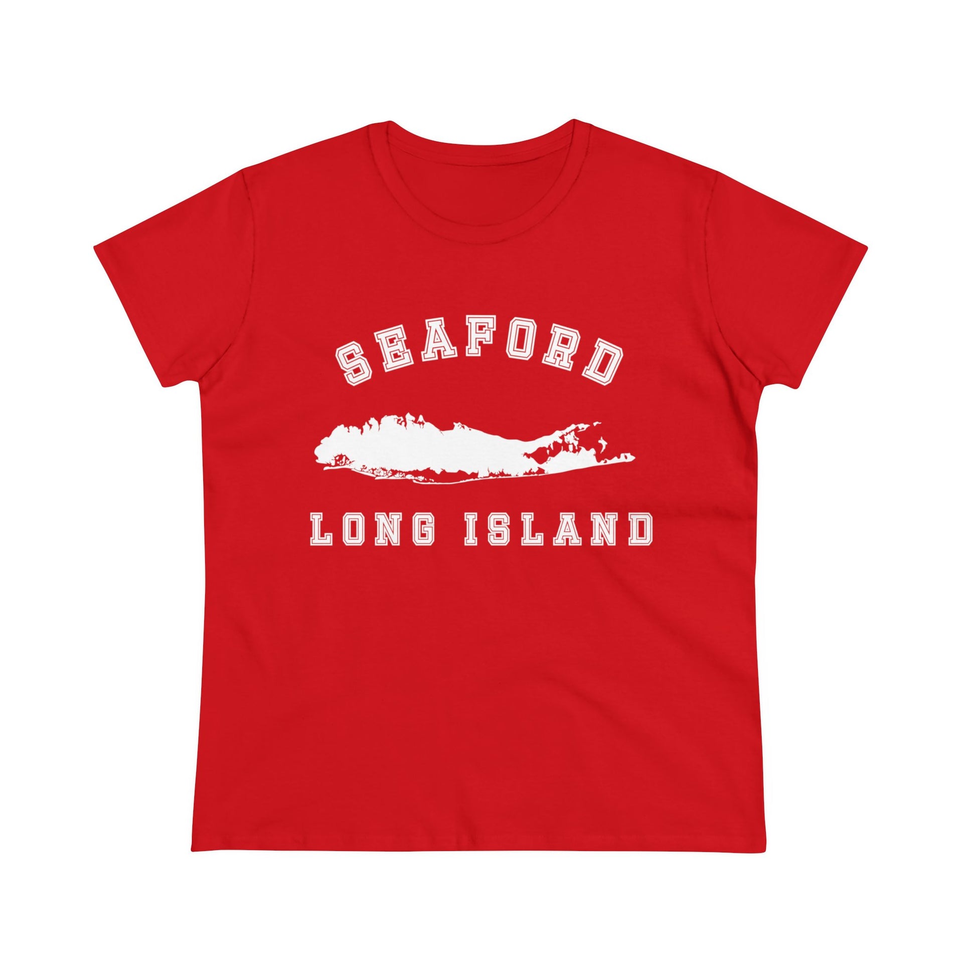 Seaford Long Island Women's Midweight Cotton Tee