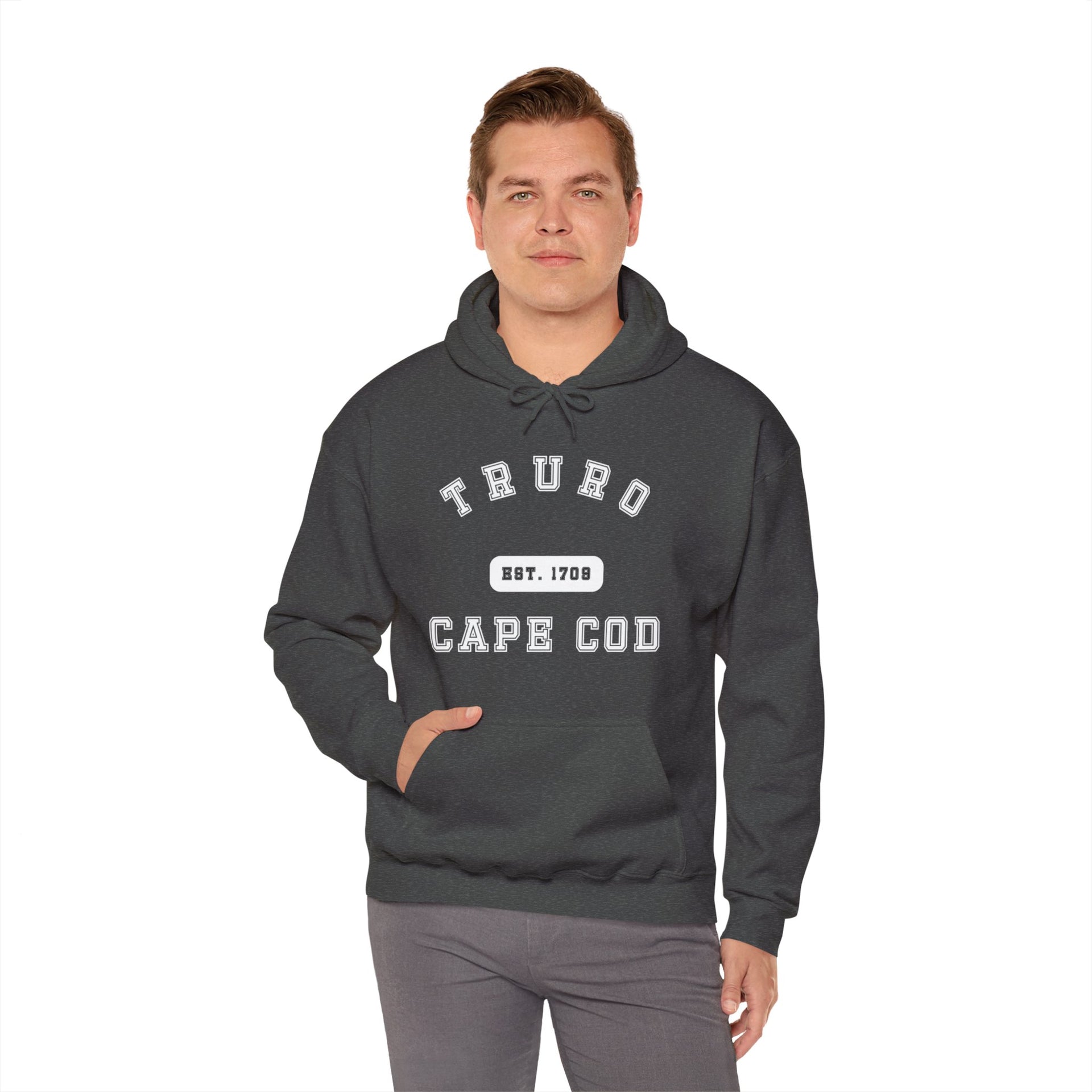 Truro Cape Cod Est 1709 Unisex Heavy Blend™ Hooded Sweatshirt