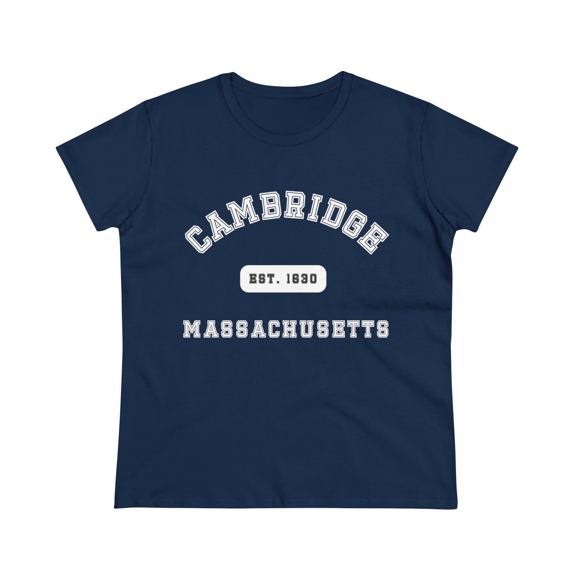 Cambridge Massachusetts Women's Midweight Cotton Tee