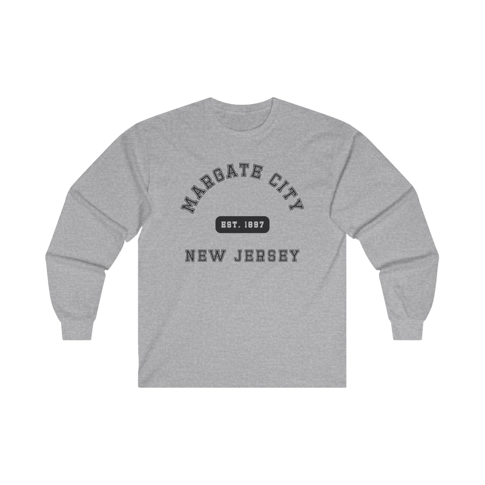 Margate City NJ Ultra Cotton Long Sleeve Tee