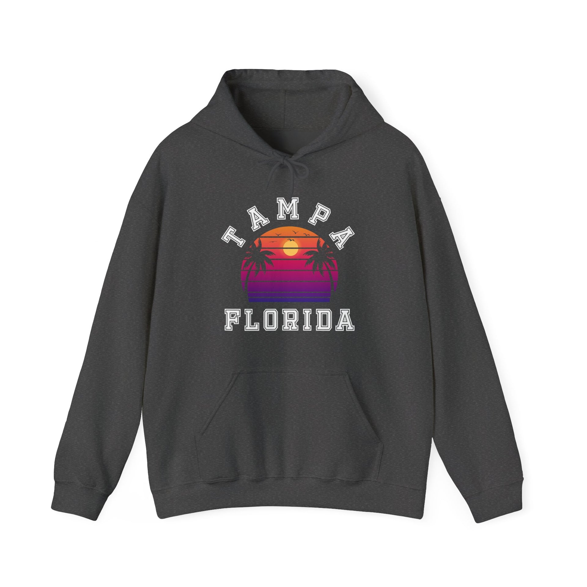 Tampa Florida Palms Unisex Heavy Blend™ Hooded Sweatshirt