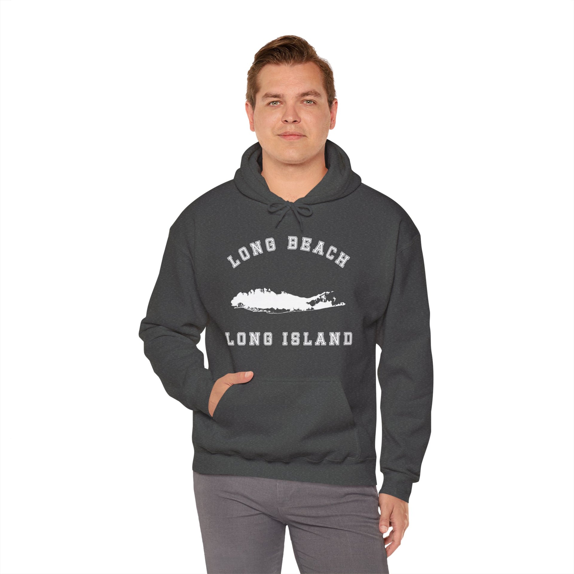 Long Beach Long Island Unisex Heavy Blend™ Hooded Sweatshirt