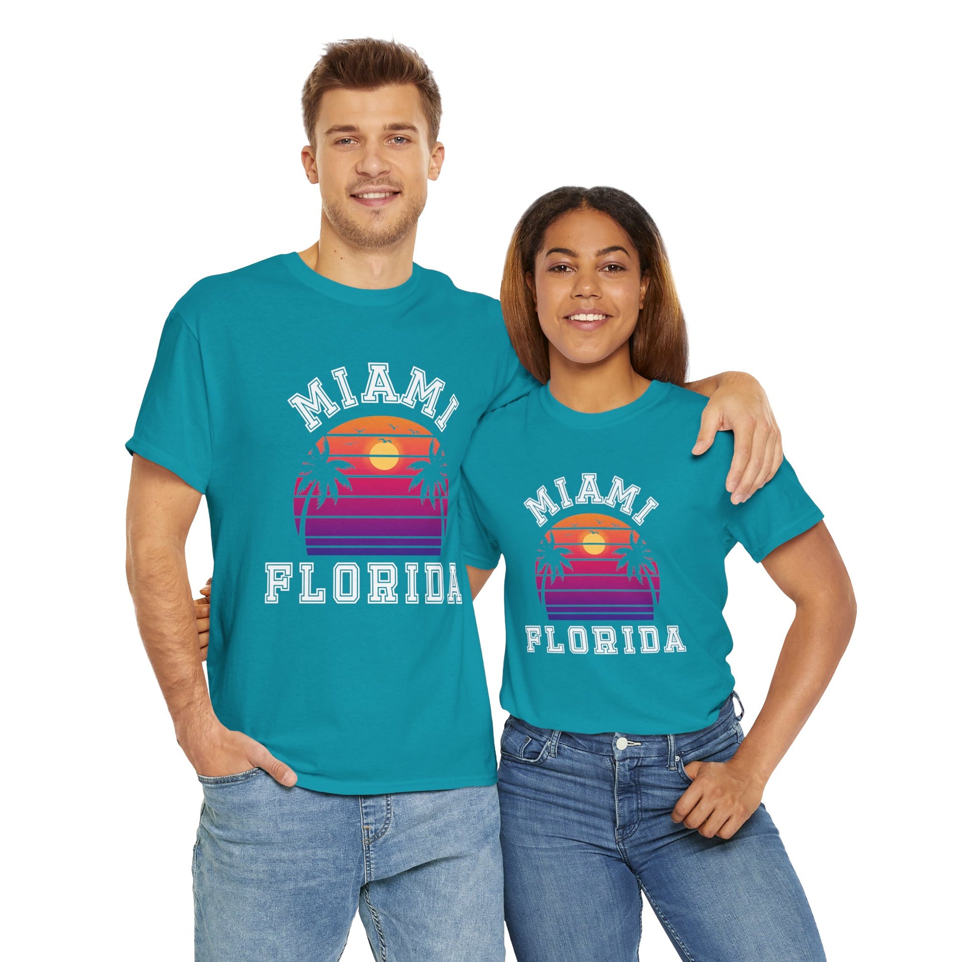 Miami Florida Unisex Cotton Tee