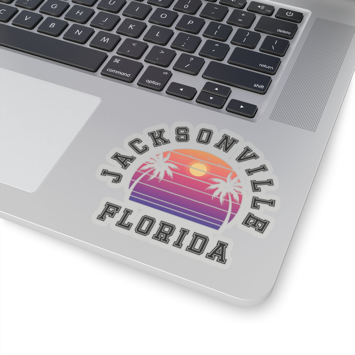 Jacksonville Florida Palms Kiss-Cut Stickers