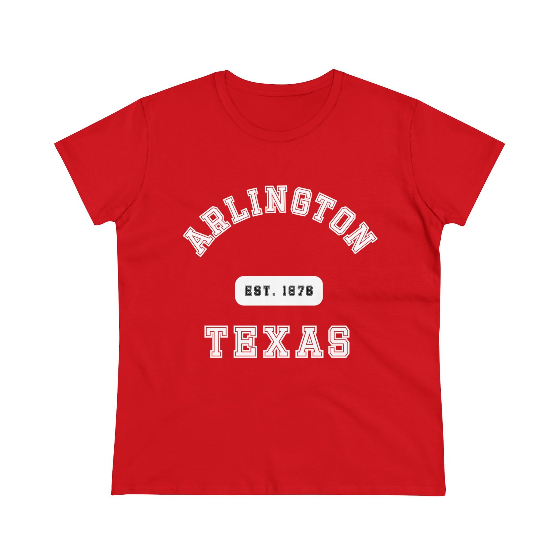 Arlington Texas Women's Midweight Cotton Tee