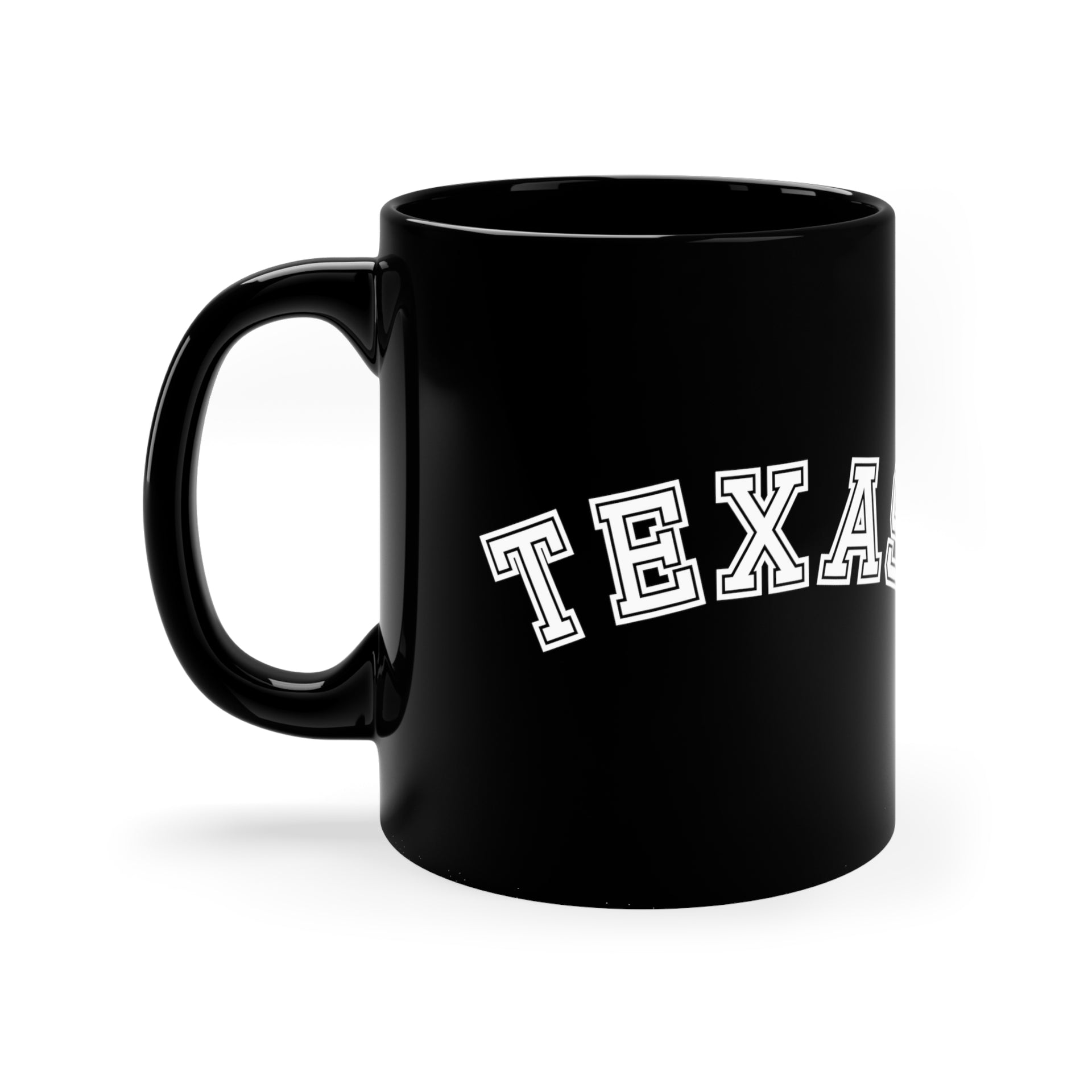 Texas 11oz Black Mug