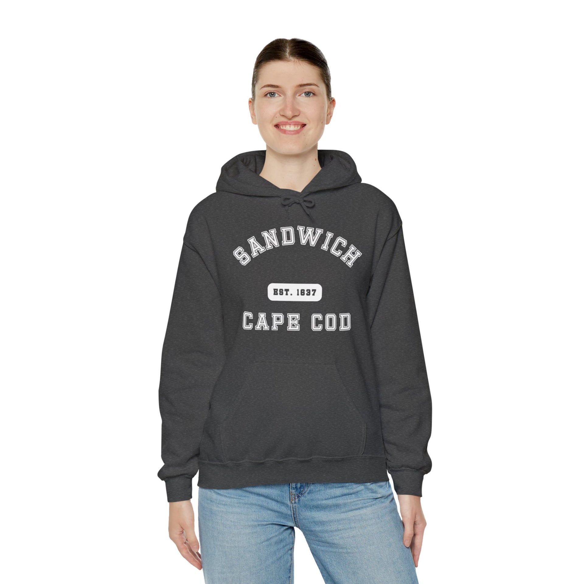 Sandwich Cape Cod Est. 1637 Unisex Heavy Blend™ Hooded Sweatshirt