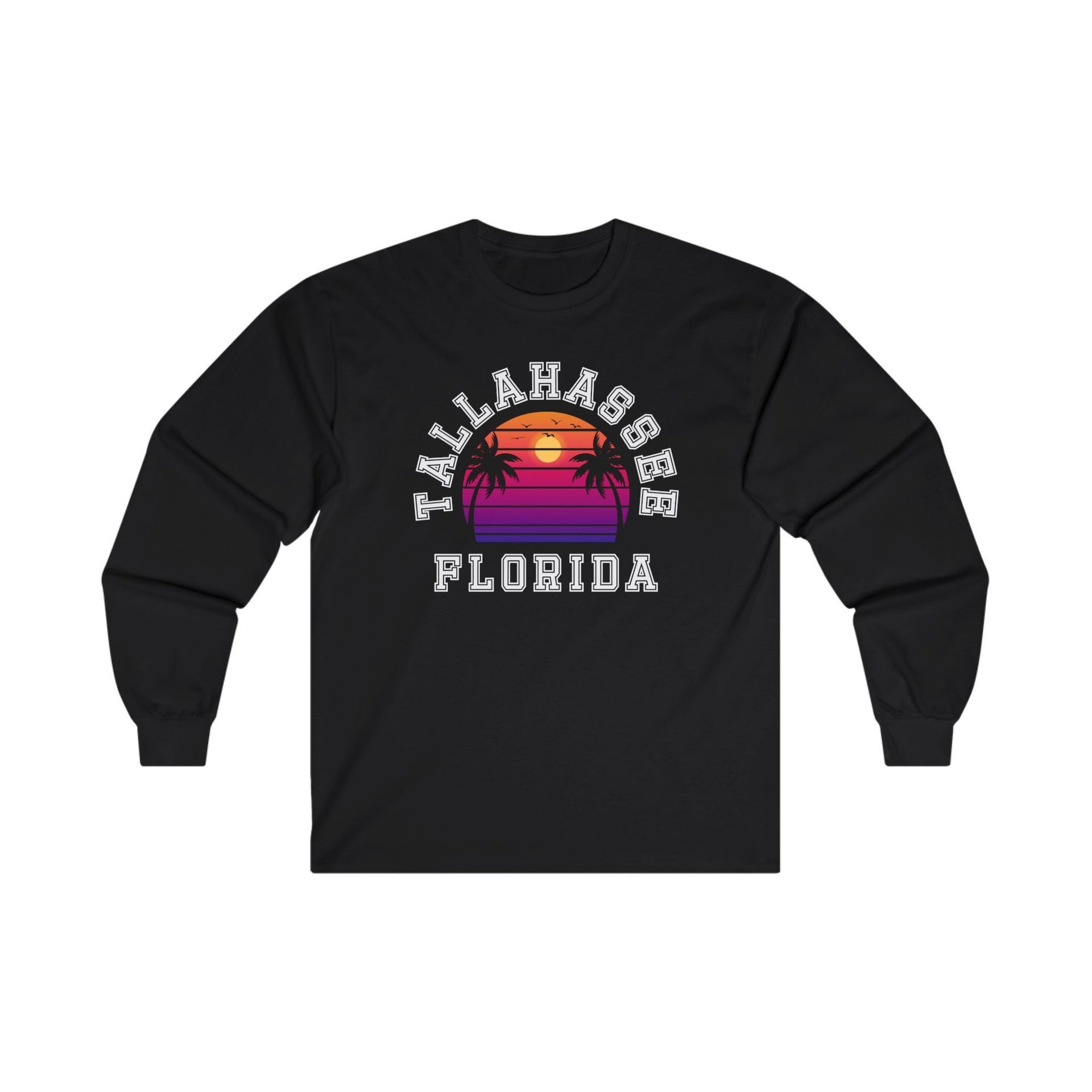 Tallahassee Florida Palms Ultra Cotton Long Sleeve Tee