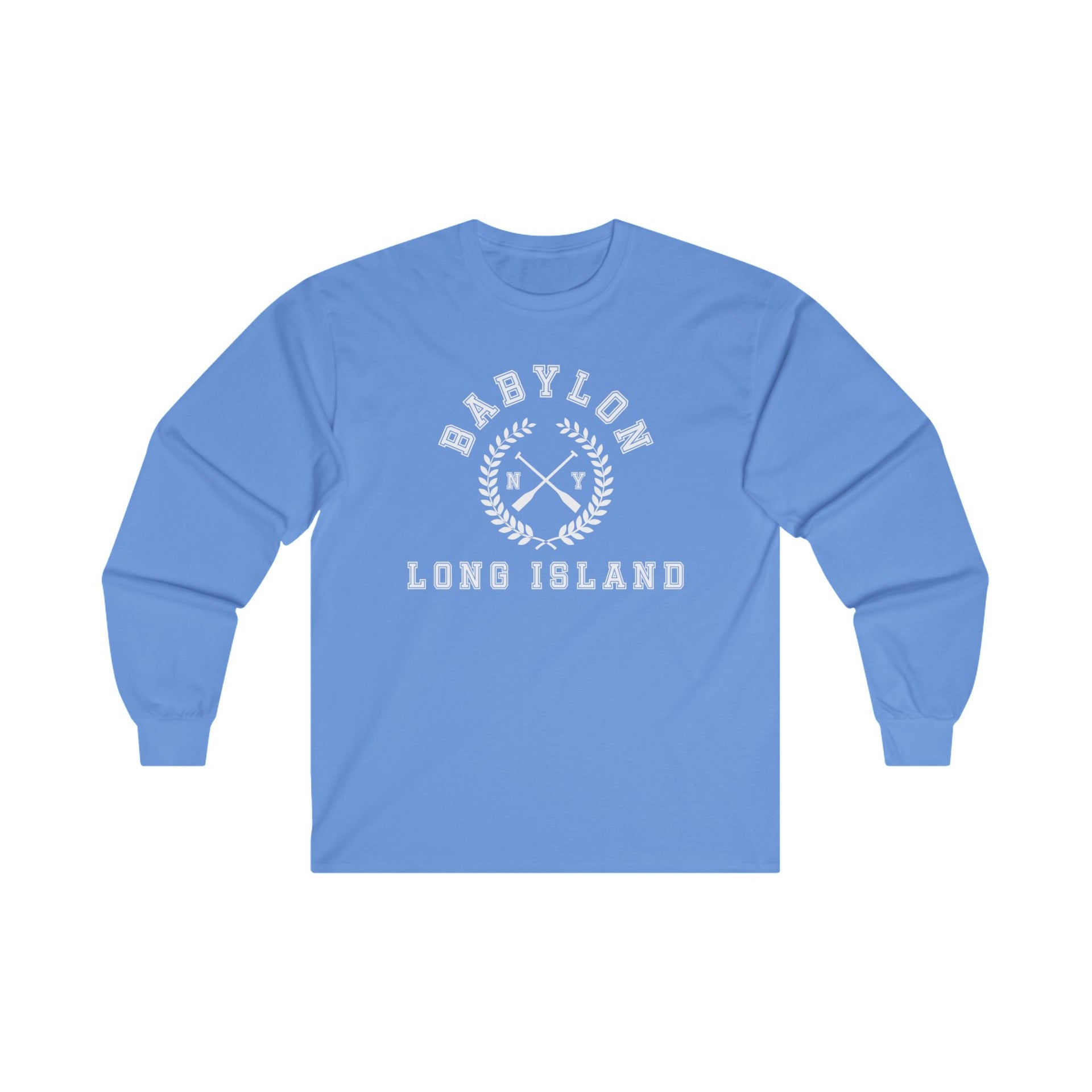 Babylon Long Island Crossed Oars Ultra Cotton Long Sleeve Tee