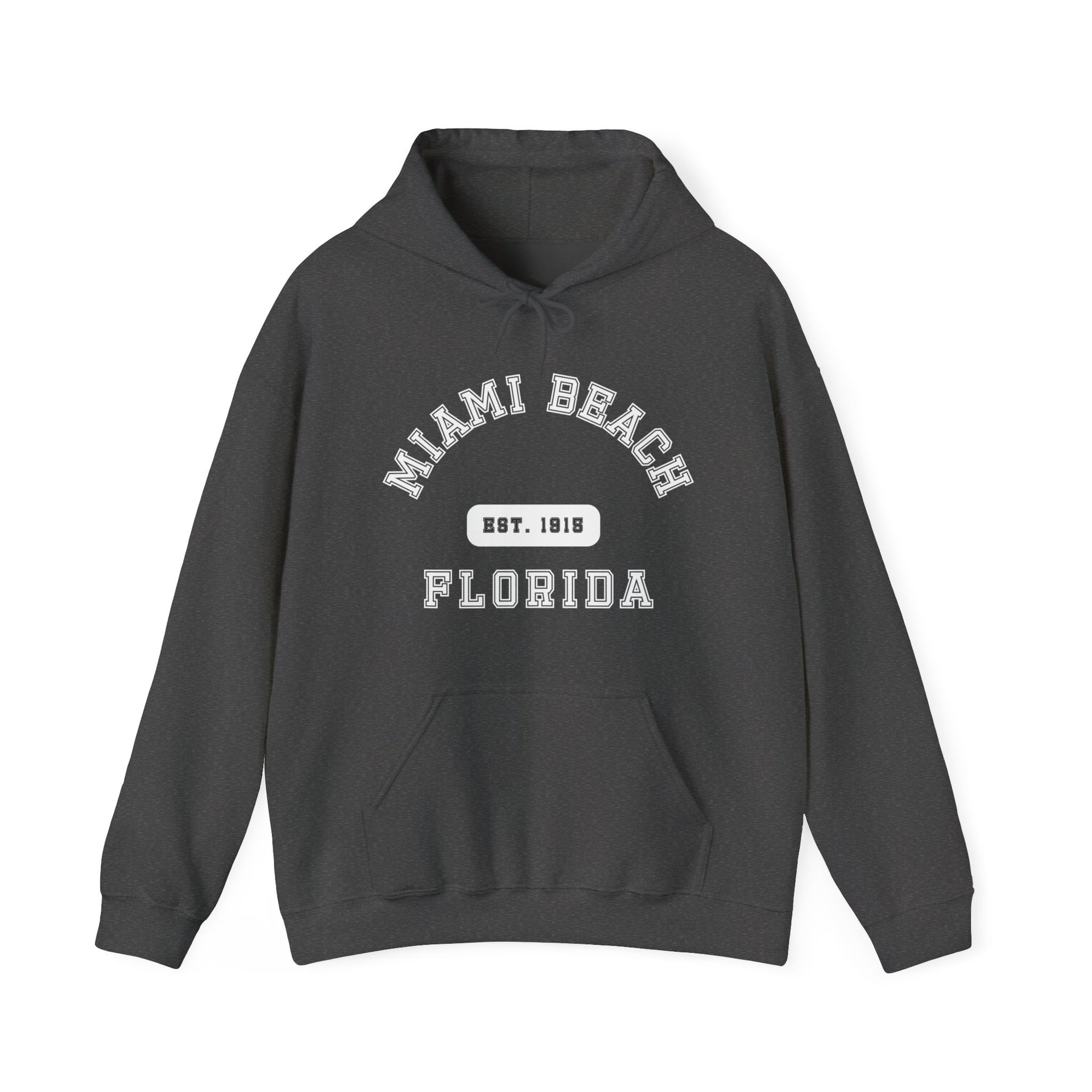 Miami Beach Florida Established Unisex Heavy Blend™ Hooded Sweatshirt