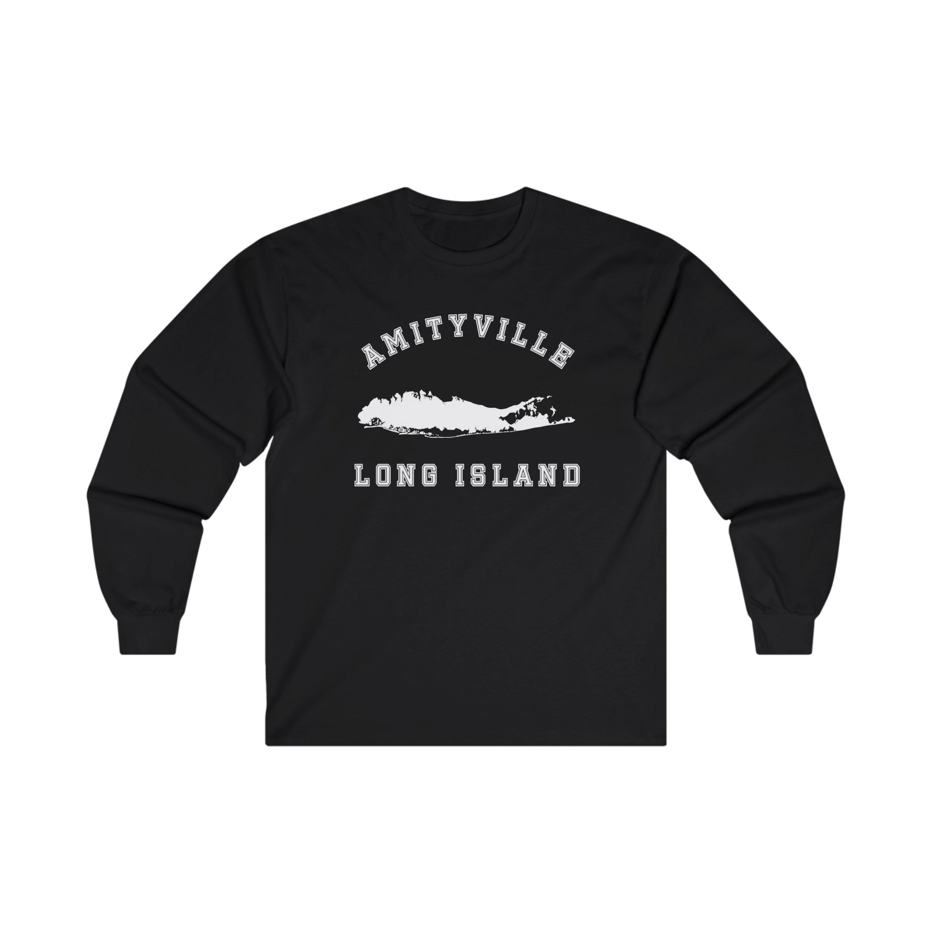 Amityville Long Island Ultra Cotton Long Sleeve Tee