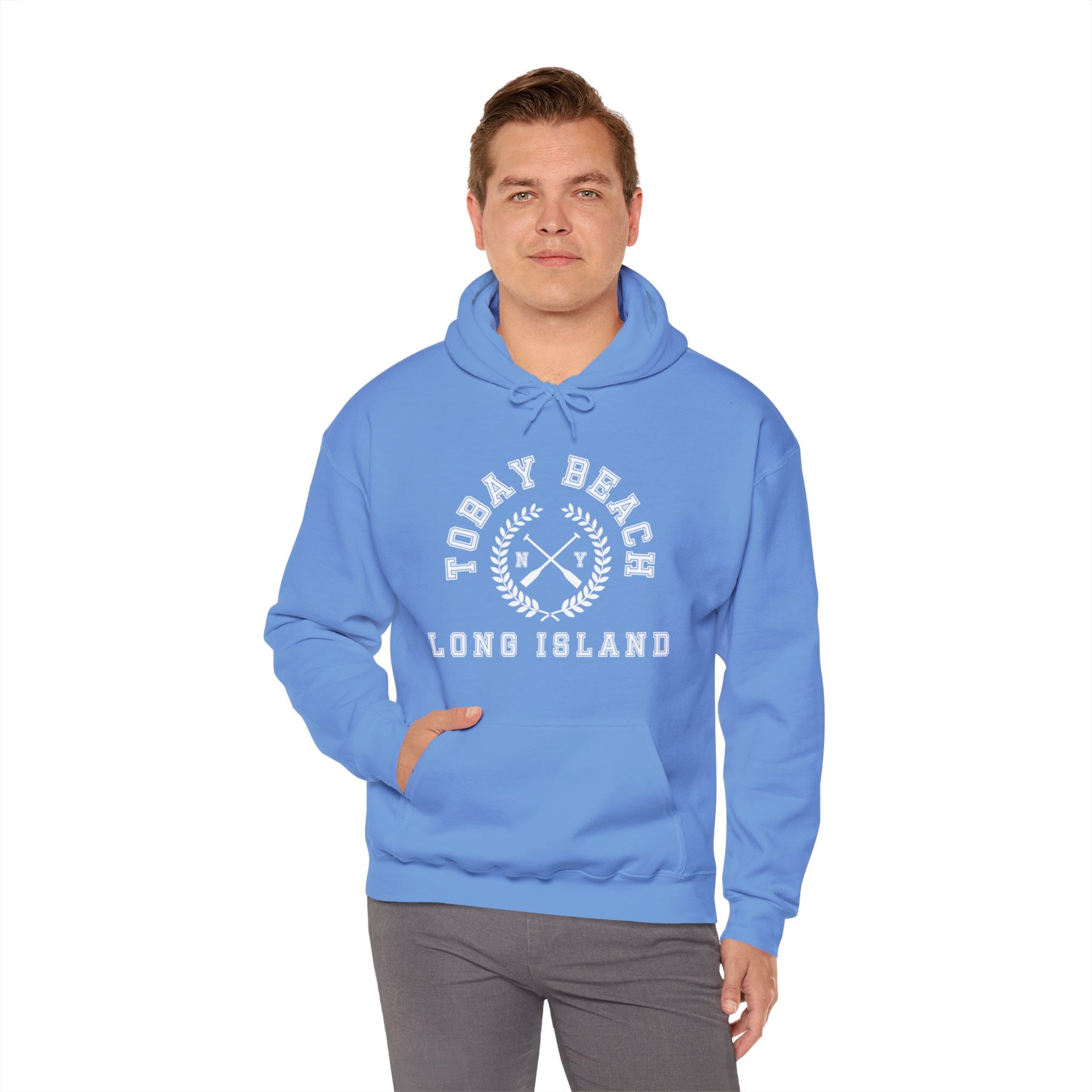 Tobay Beach Long Island Unisex Heavy Blend™ Hooded Sweatshirt