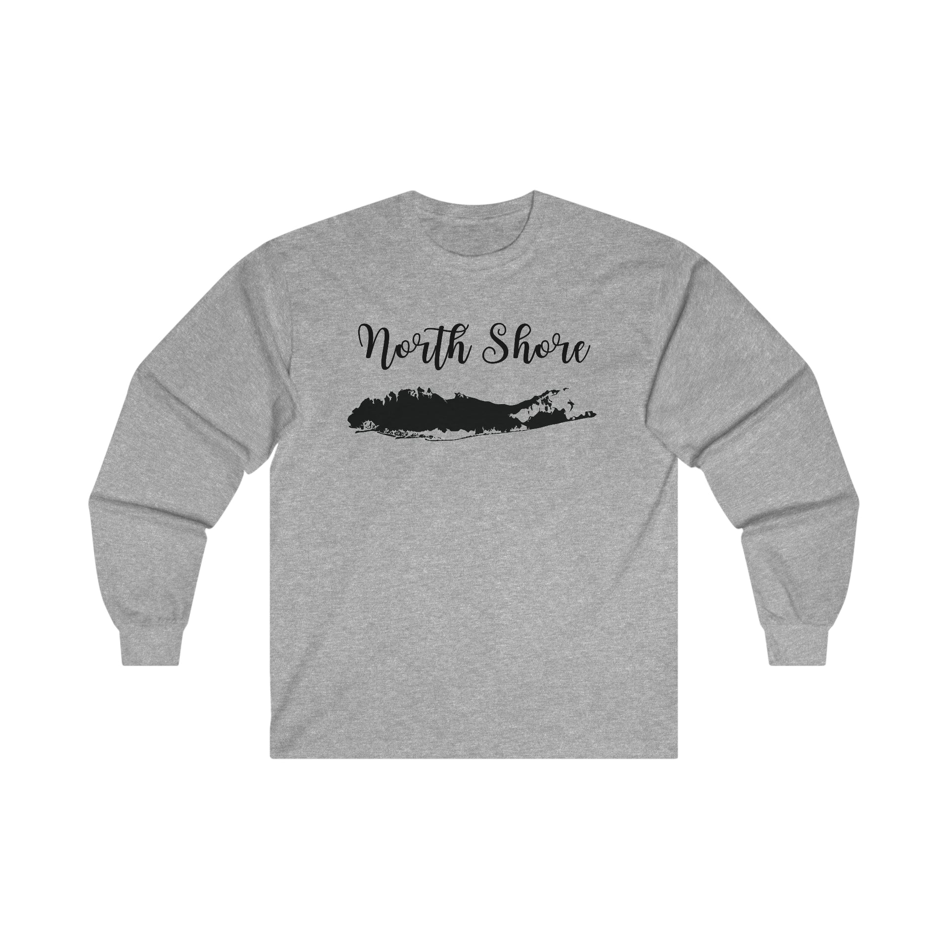 North Shore (Script) Long Island Ultra Cotton Long Sleeve Tee