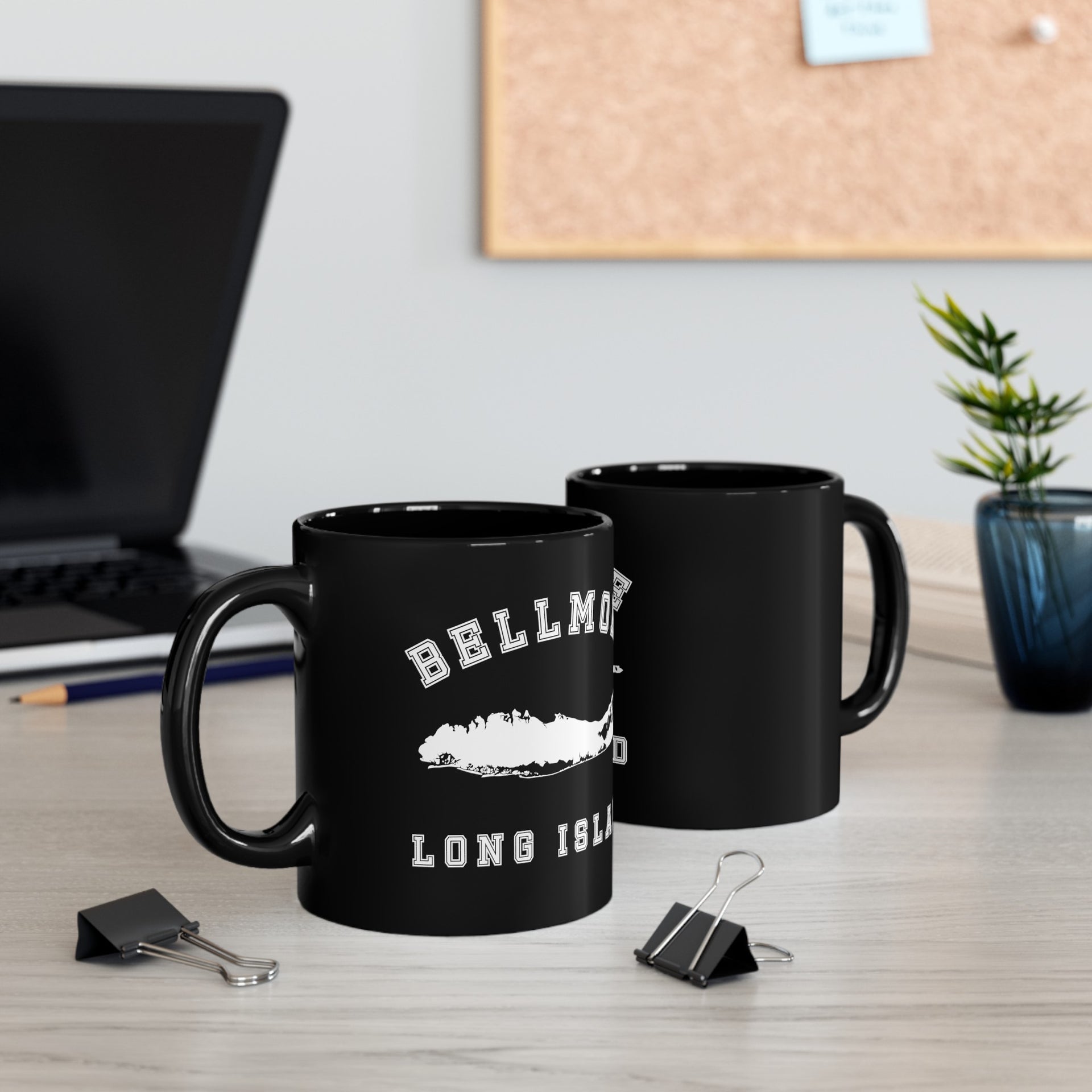 Bellmore Long Island Black Mug