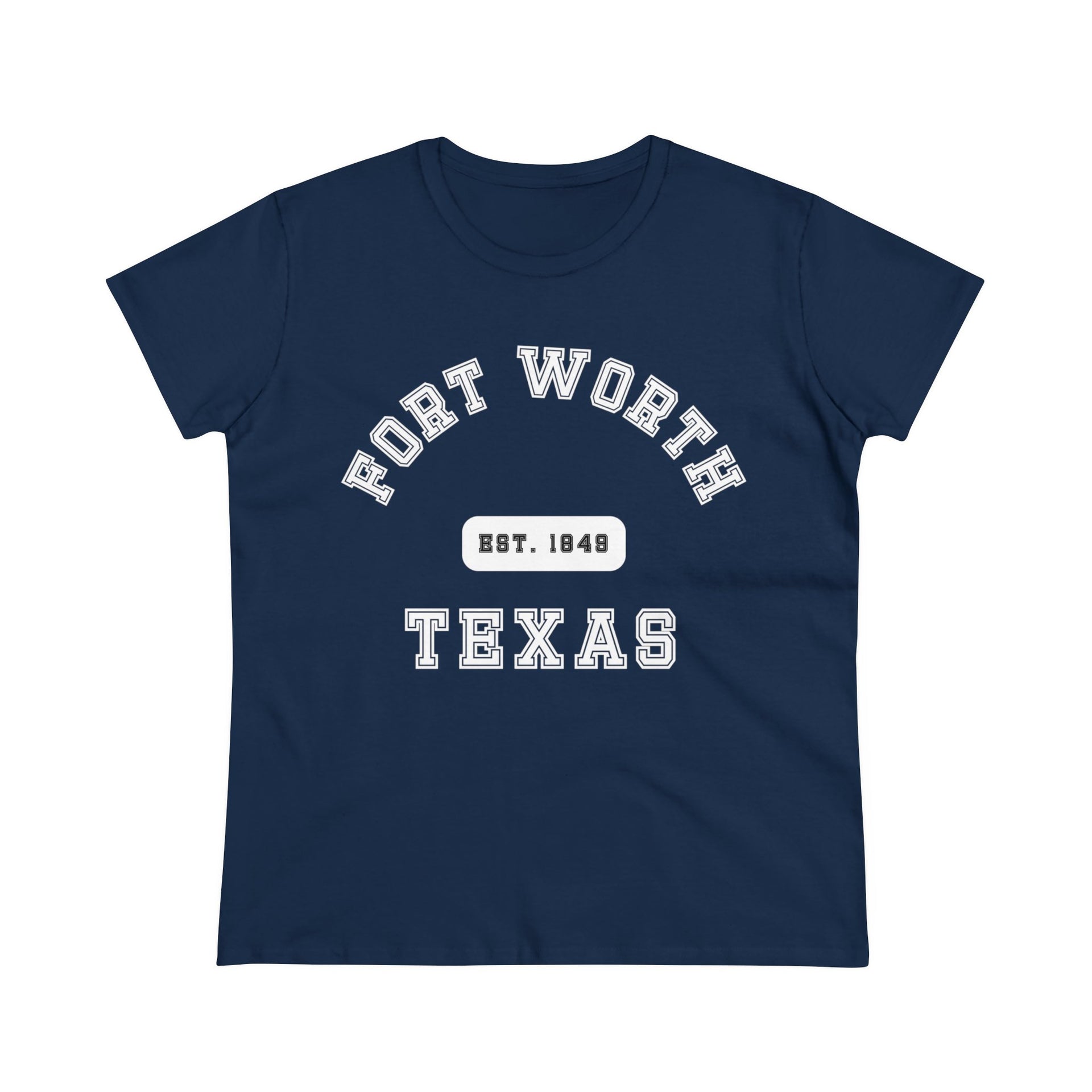 Fort Worth Texas Women's Midweight Cotton Tee