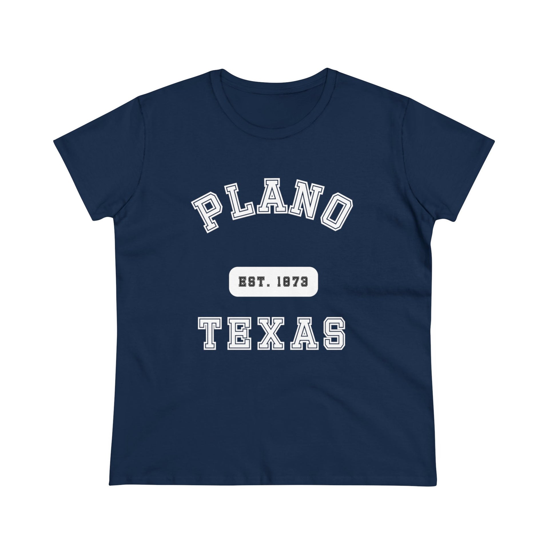 Plano Texas Women's Midweight Cotton Tee