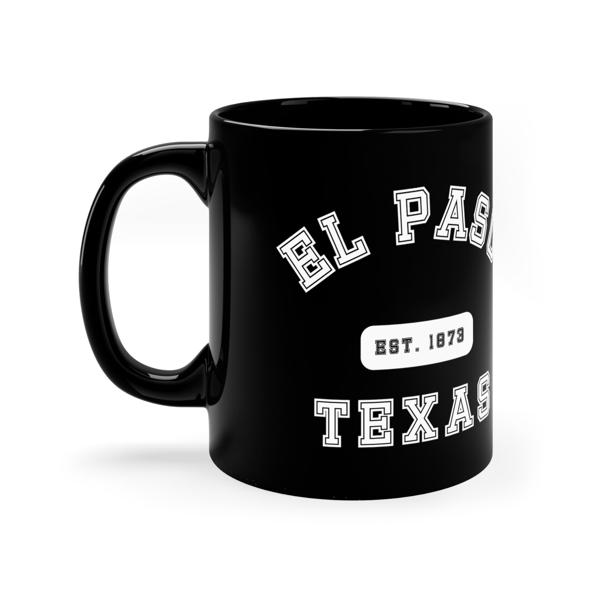 El Paso Texas 11oz Black Mug