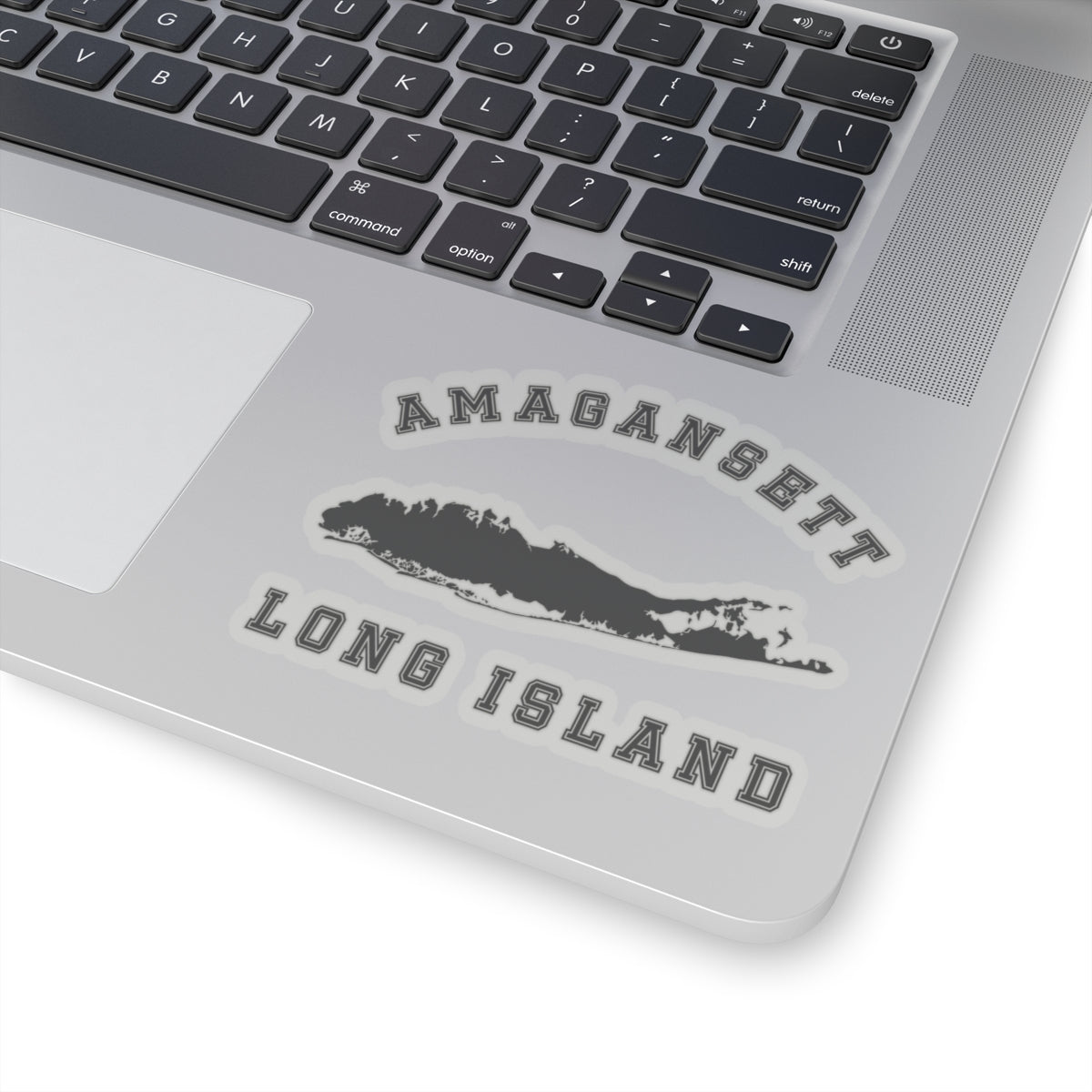 Amagansett Long Island Map Kiss-Cut Stickers