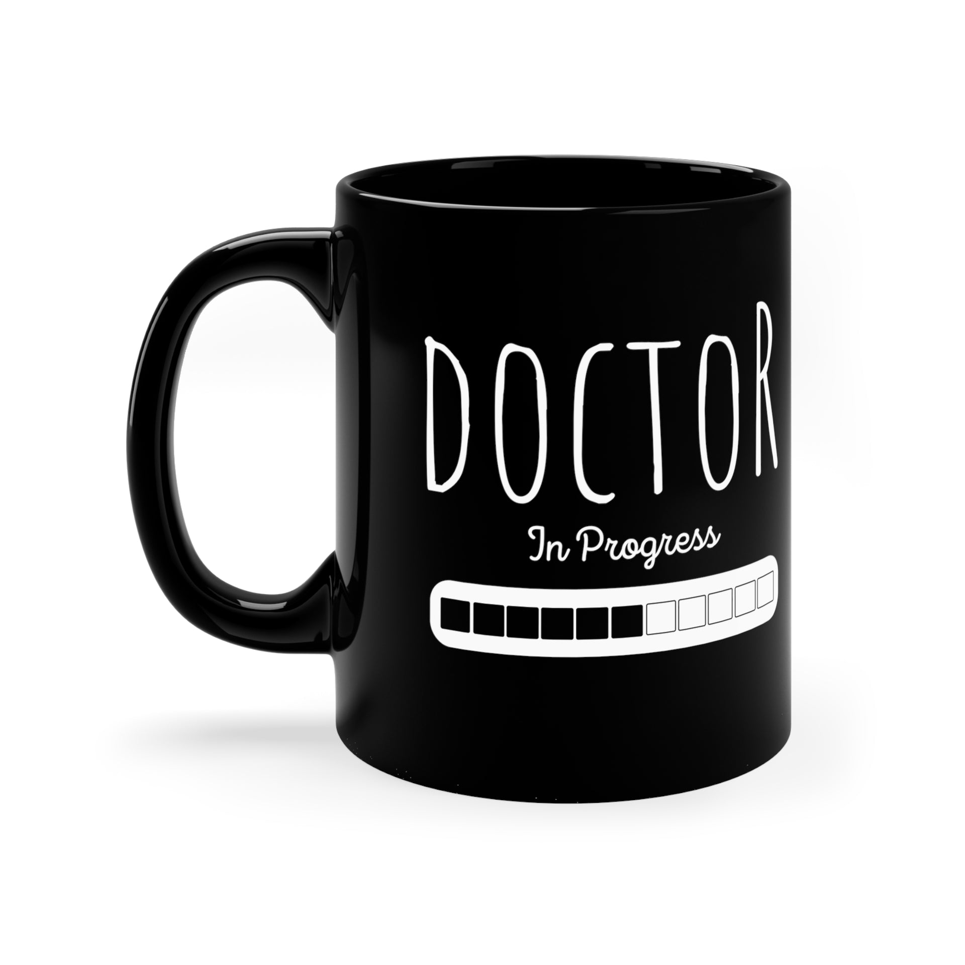 Doctor in Progress 11oz Black Mug