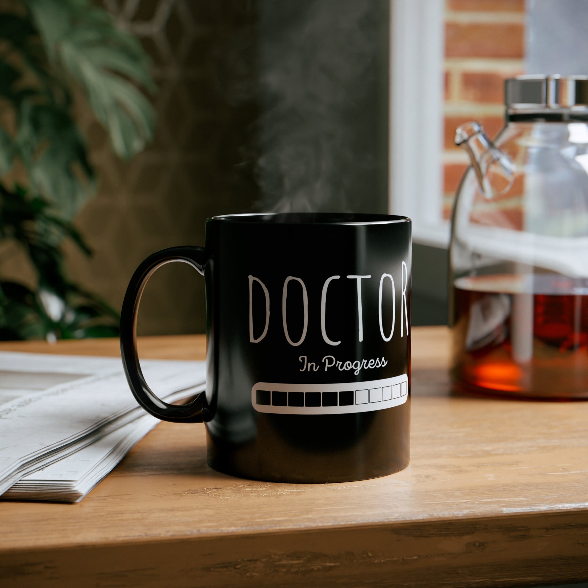 Doctor in Progress 11oz Black Mug