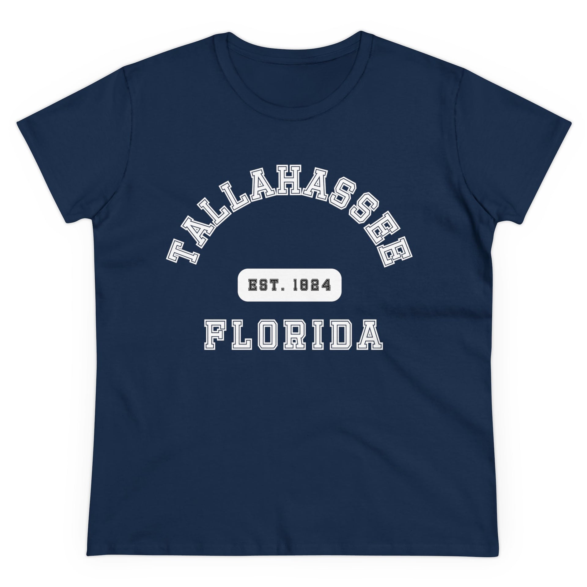 Tallahassee Florida Established Women's Midweight Cotton Tee