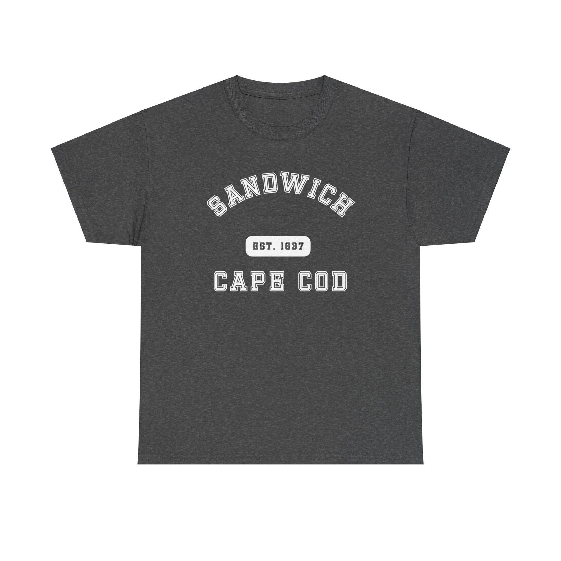 Sandwich Cape Cod Est. 1637 Unisex Cotton Tee