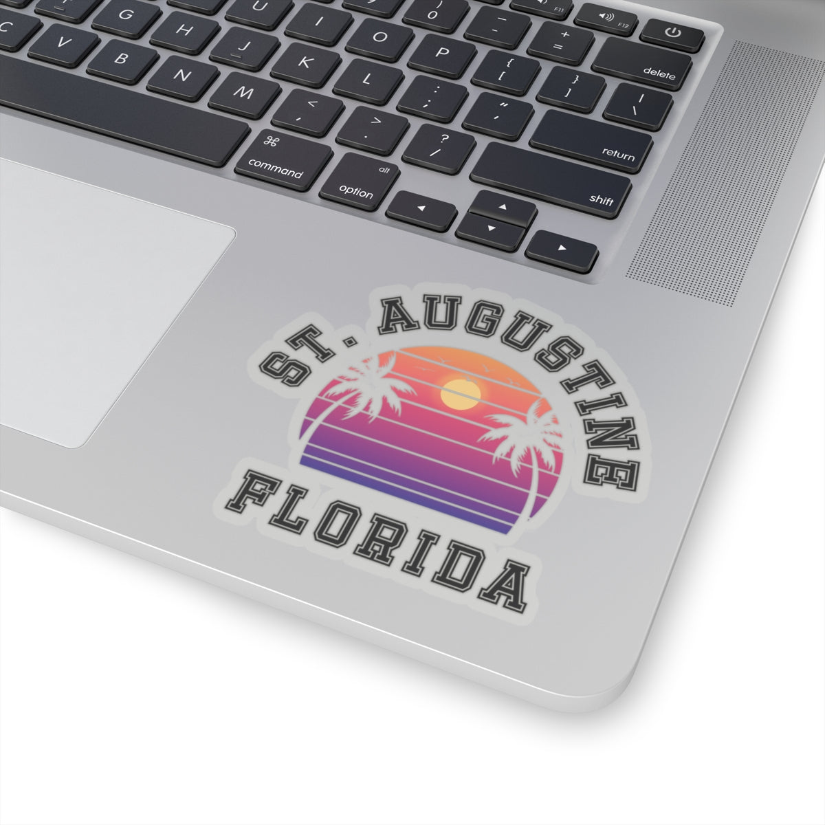 St. Augustine Florida Palms Kiss-Cut Stickers