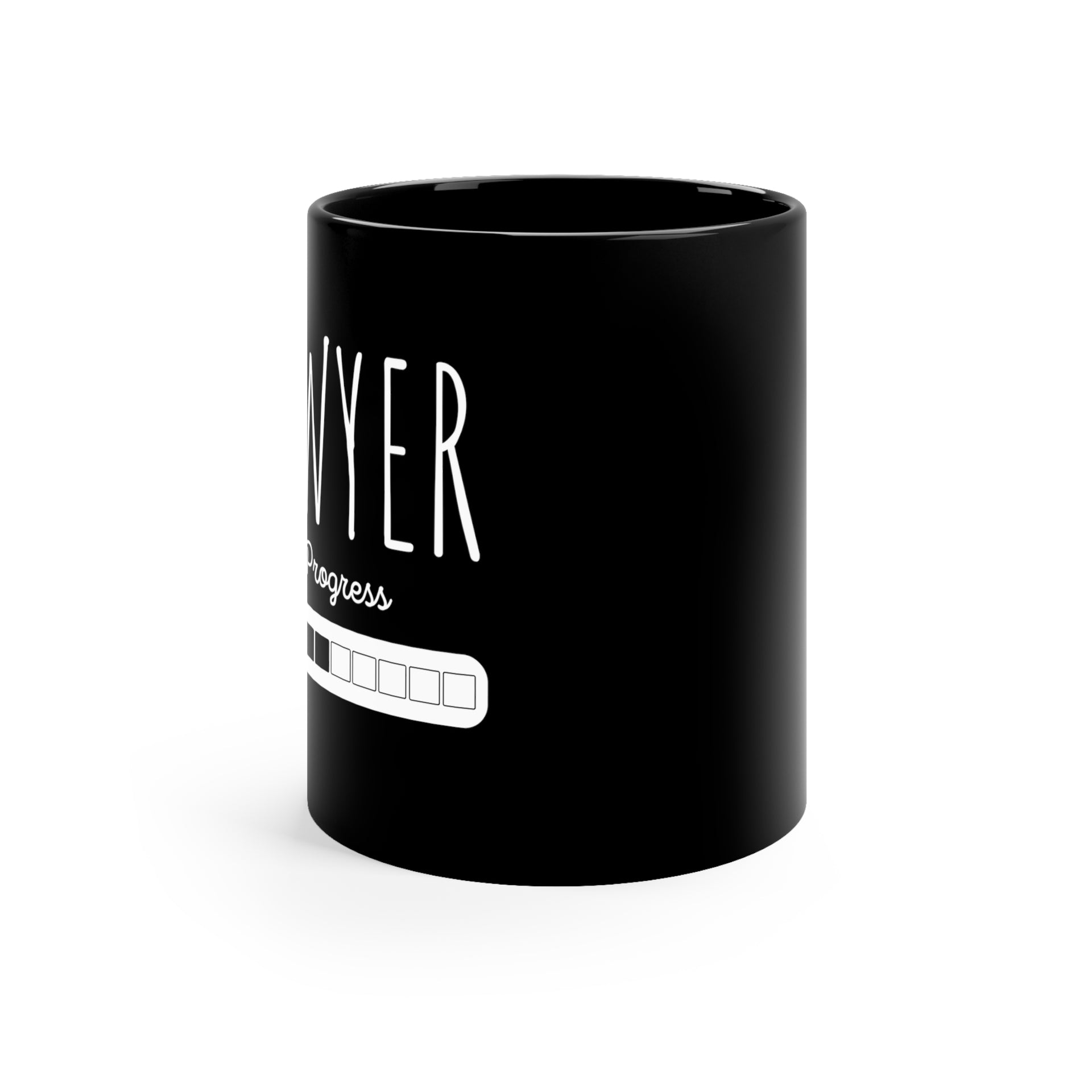 Lawyer in Progress 11oz Black Mug