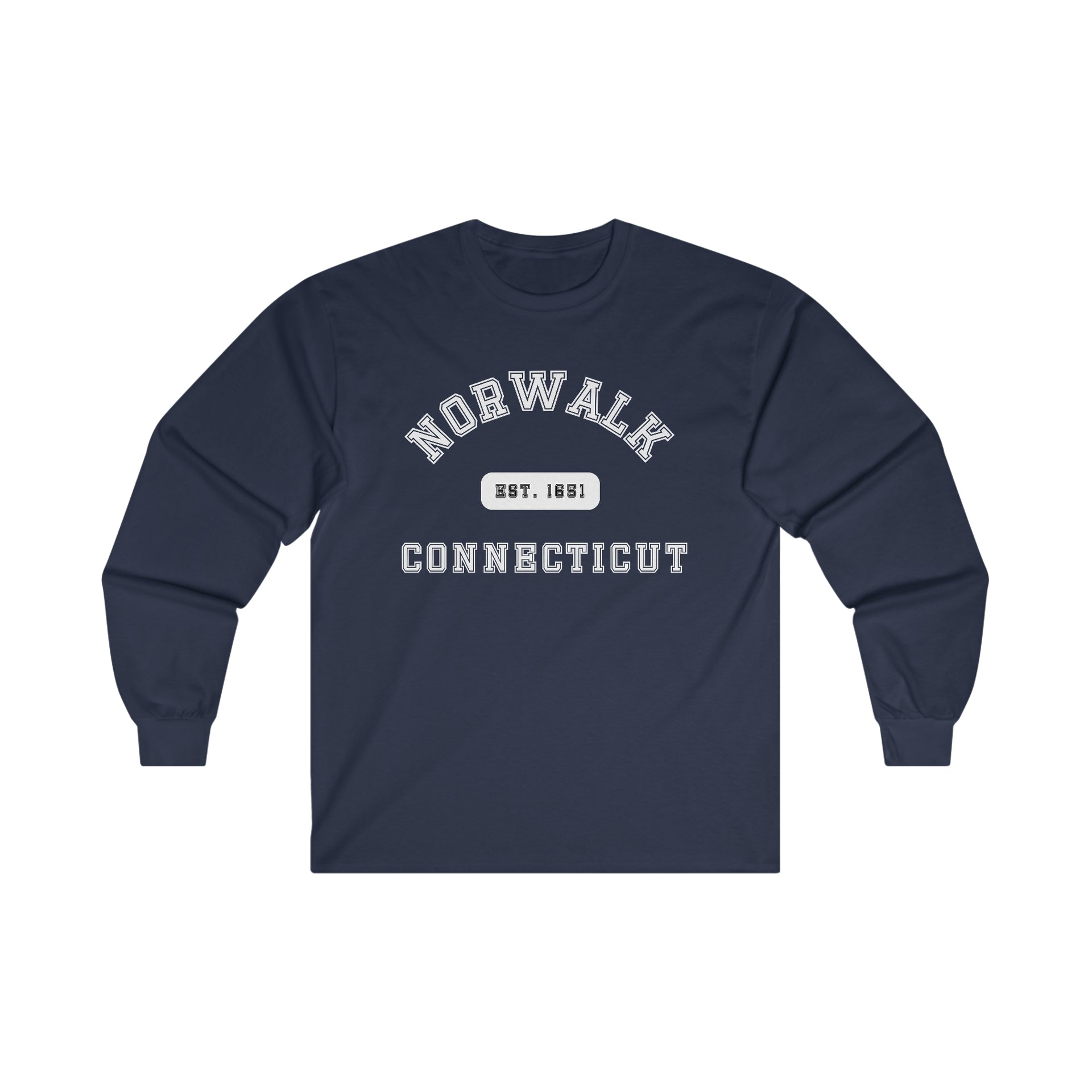 Norwalk CT Ultra Cotton Long Sleeve Tee