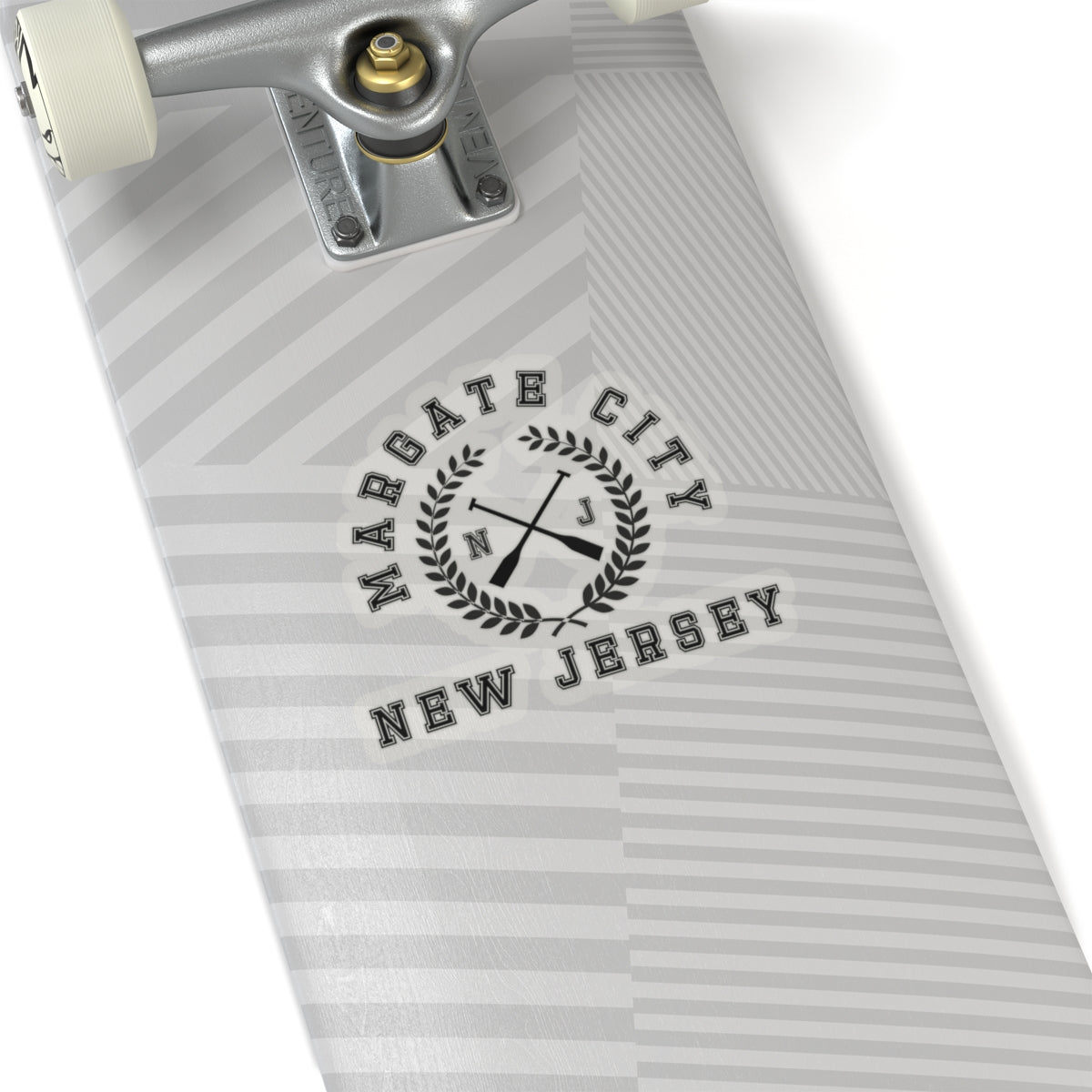 Margate City NJ Crossed Oars Kiss-Cut Stickers